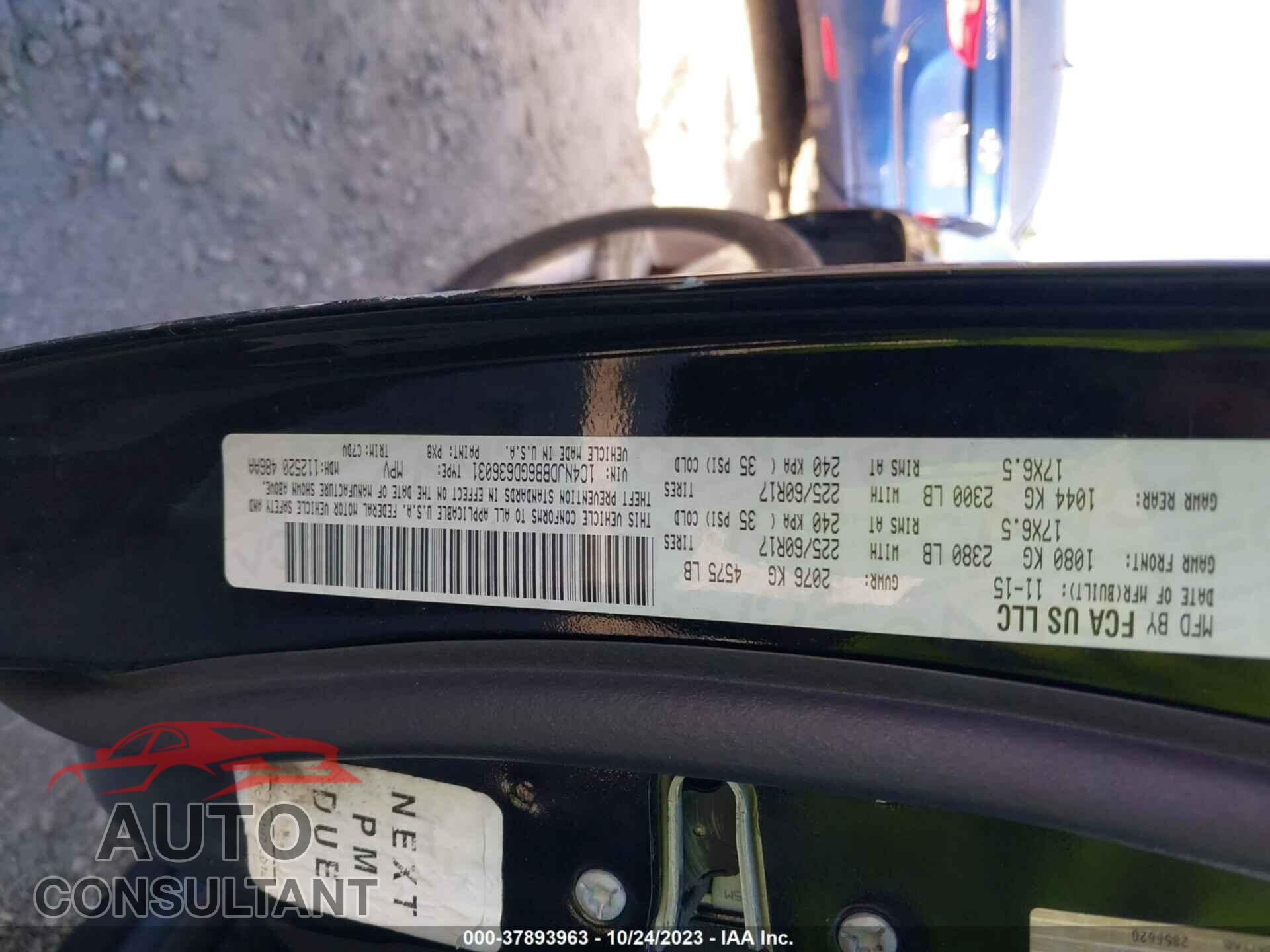 JEEP COMPASS 2016 - 1C4NJDBB6GD636031