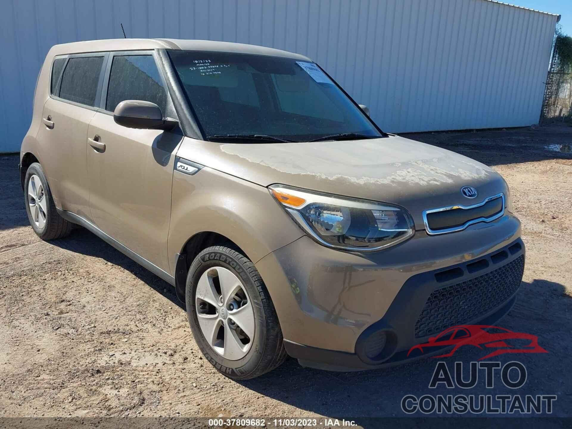 KIA SOUL 2016 - KNDJN2A23G7292116