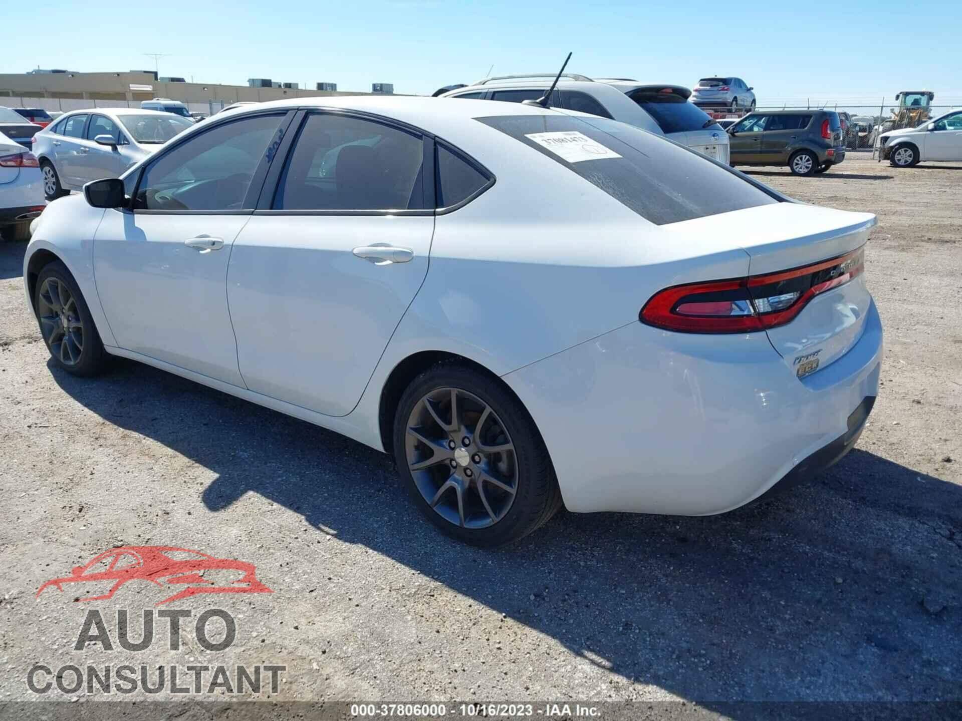 DODGE DART 2016 - 1C3CDFAA1GD564341