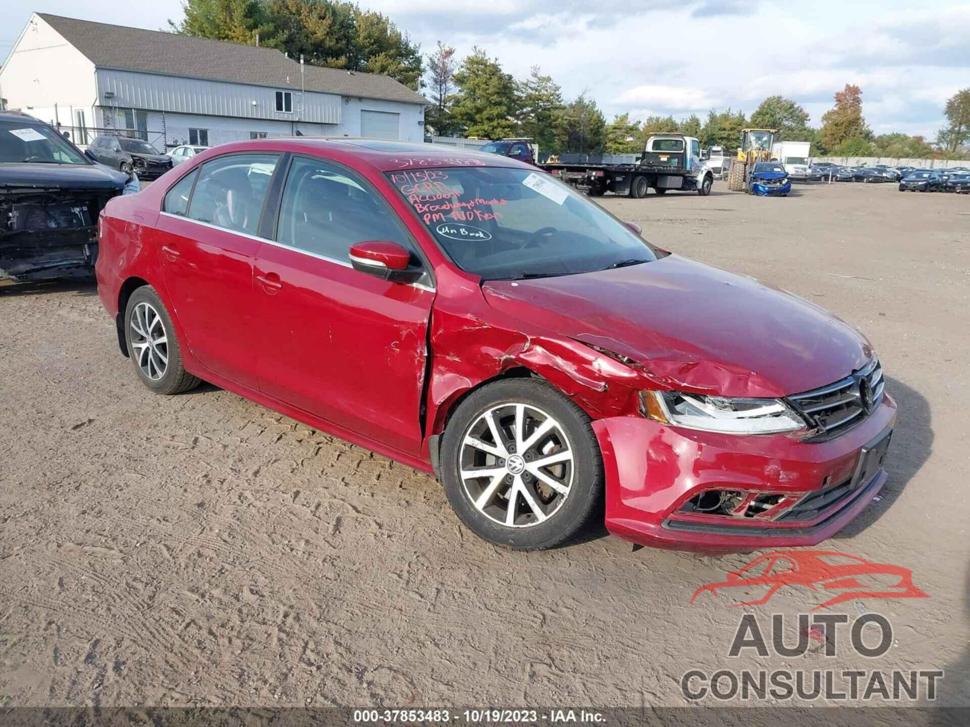 VOLKSWAGEN JETTA 2017 - 3VWDB7AJ3HM245814