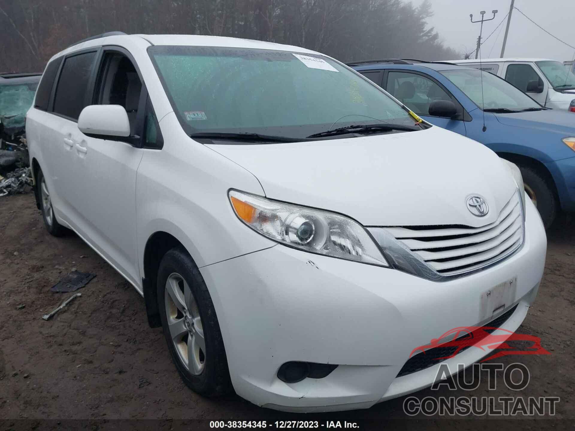 TOYOTA SIENNA 2017 - 5TDKZ3DC4HS841770