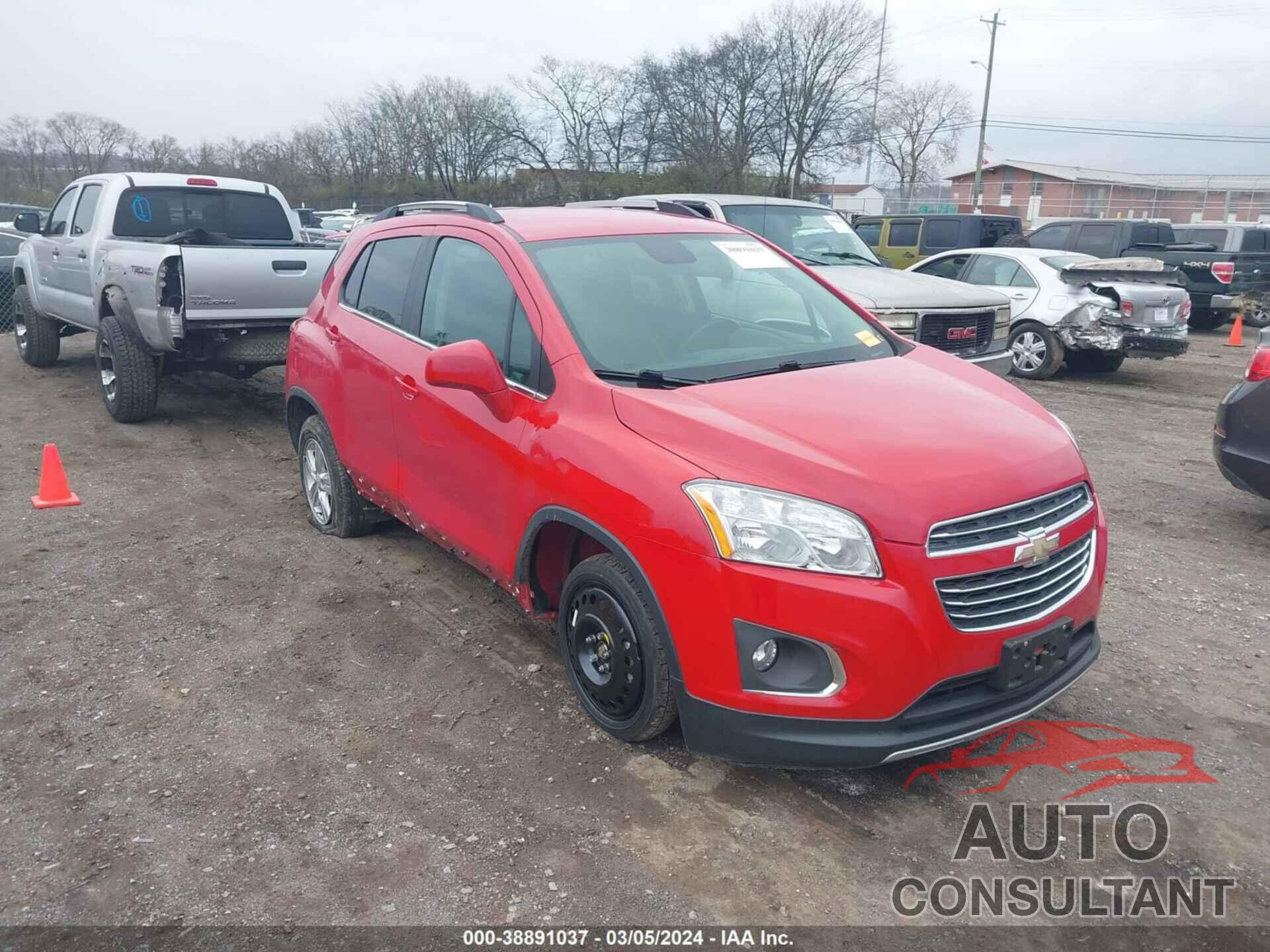 CHEVROLET TRAX 2016 - KL7CJLSB0GB755624