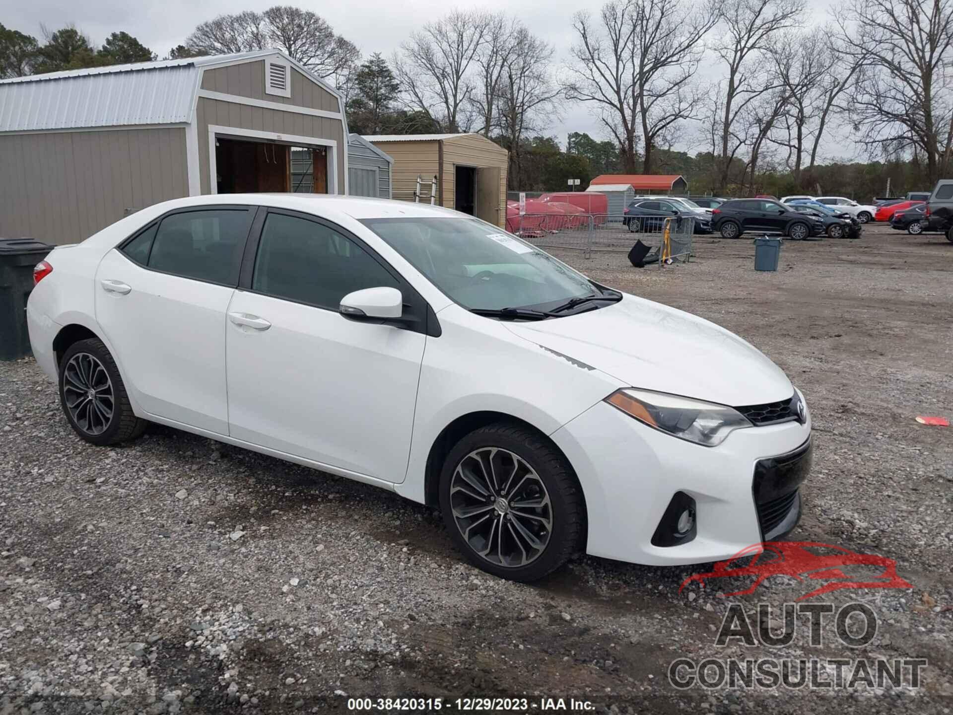 TOYOTA COROLLA 2016 - 5YFBURHE1GP381181