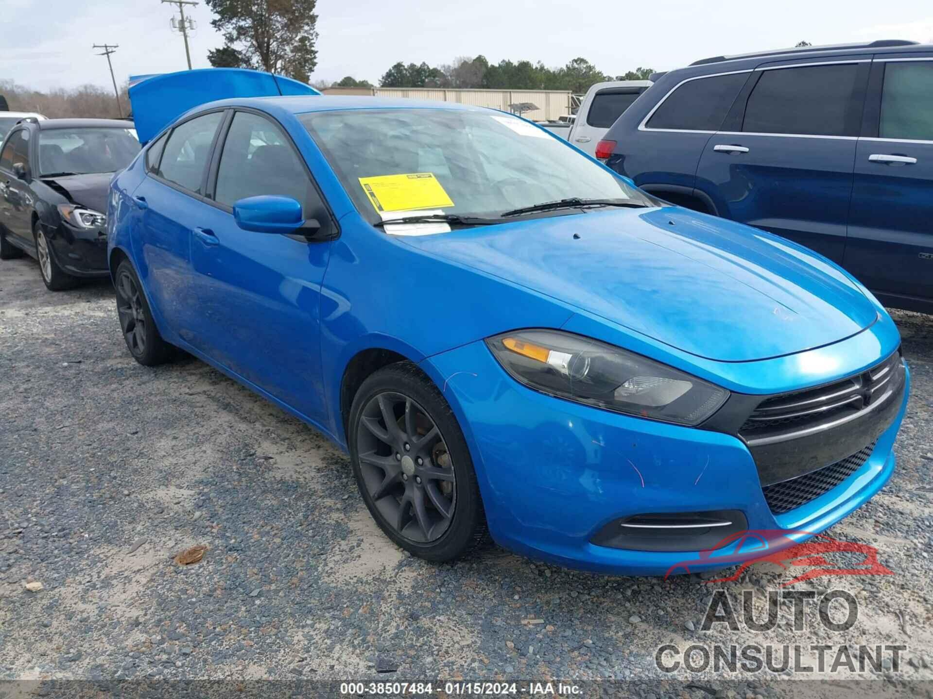 DODGE DART 2016 - 1C3CDFAA3GD577804