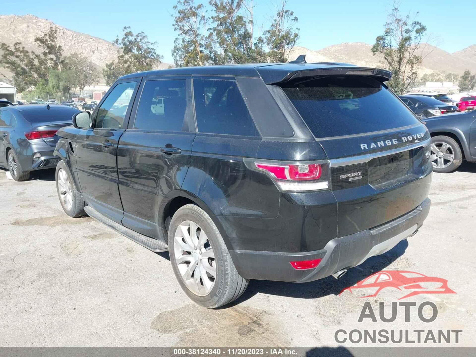 LAND ROVER RANGE ROVER SPORT 2016 - SALWR2KF9GA102956