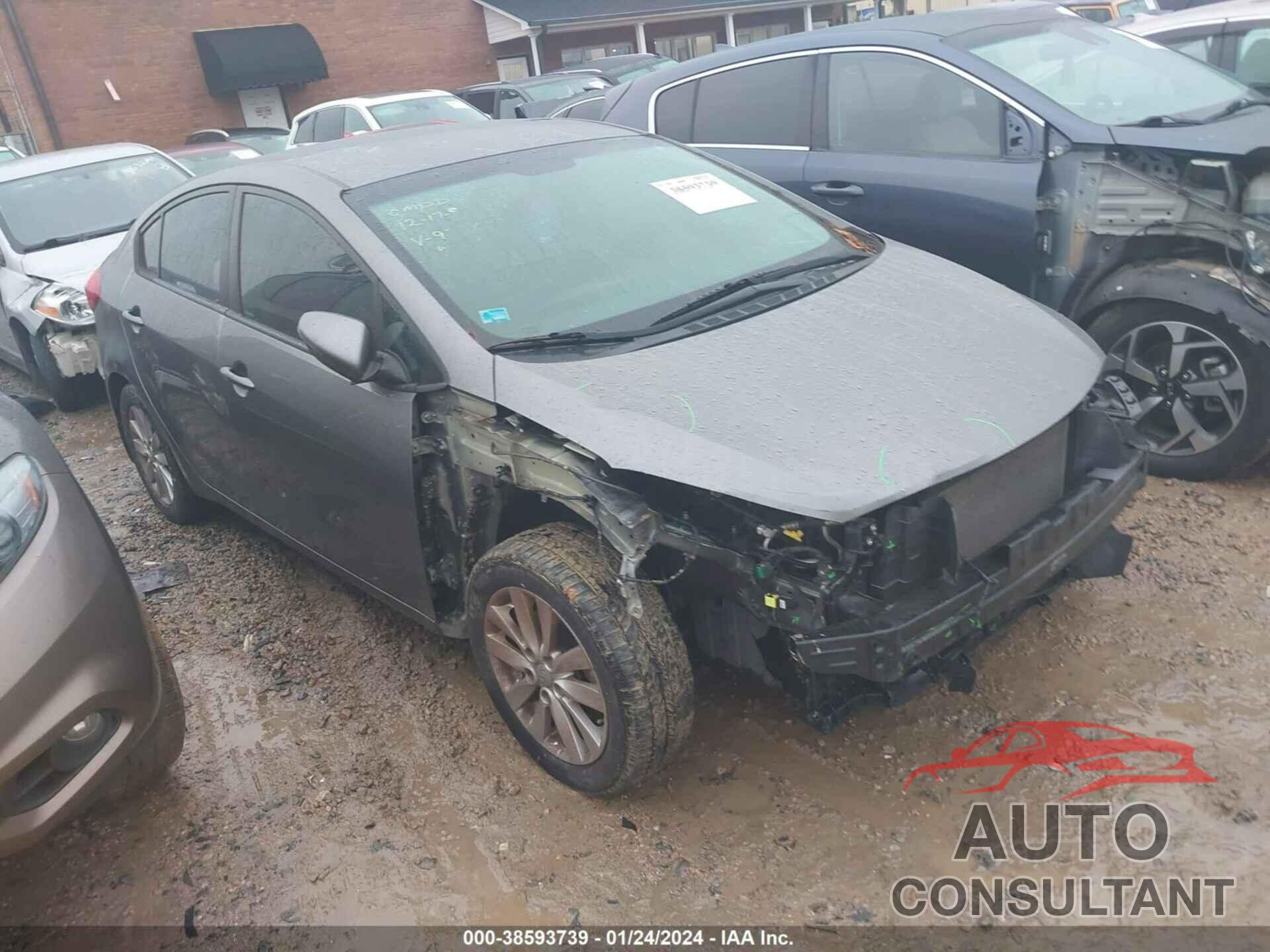 KIA FORTE 2016 - KNAFX4A69G5479786