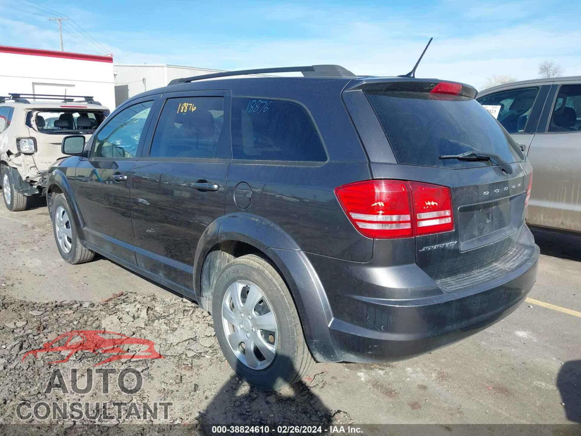 DODGE JOURNEY 2016 - 3C4PDCAB4GT249709