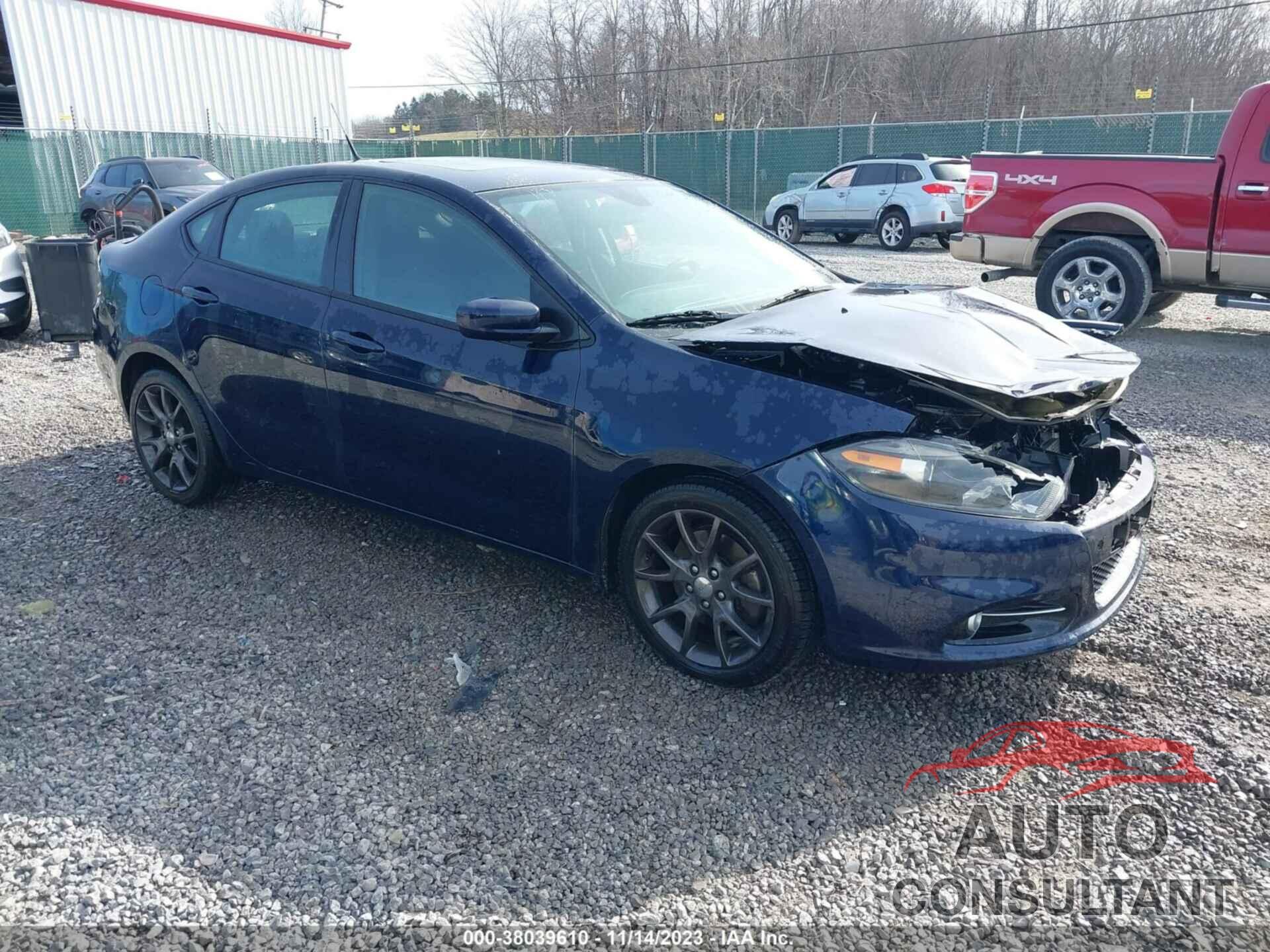 DODGE DART 2015 - 1C3CDFBB9FD302072