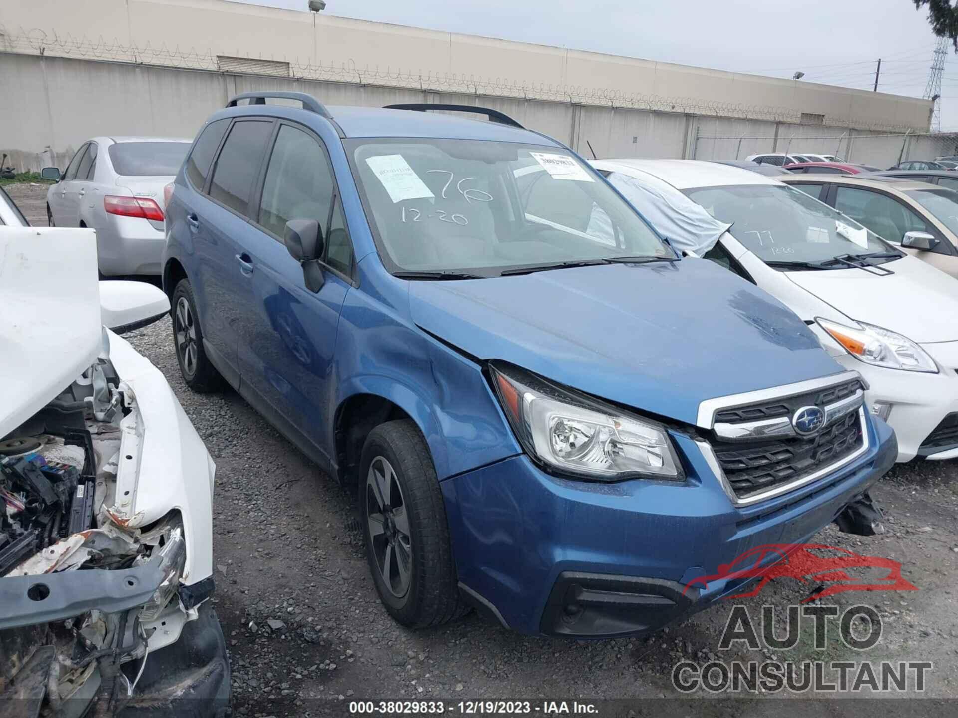 SUBARU FORESTER 2017 - JF2SJABC9HH504984
