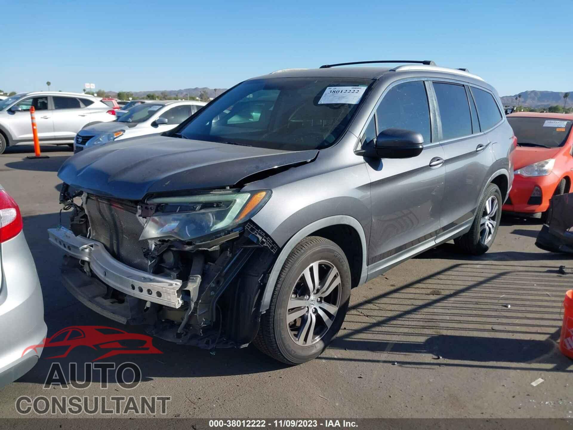 HONDA PILOT 2017 - 5FNYF5H30HB006956