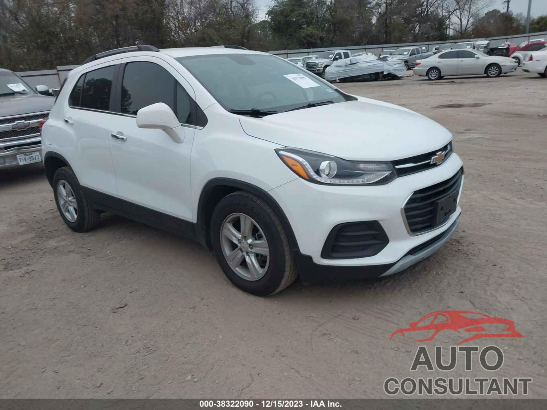 CHEVROLET TRAX 2019 - KL7CJLSB0KB888456