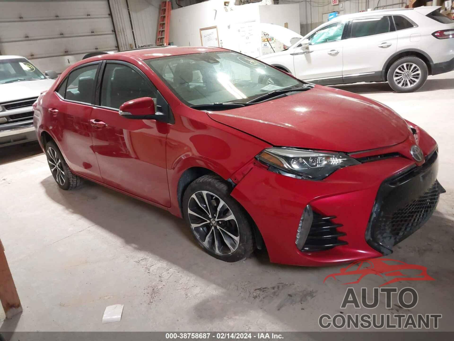 TOYOTA COROLLA 2017 - 2T1BURHE9HC757790