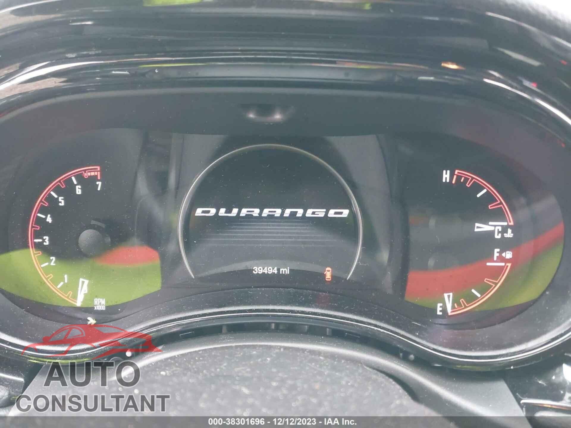 DODGE DURANGO 2021 - 1C4RDJDG9MC523725