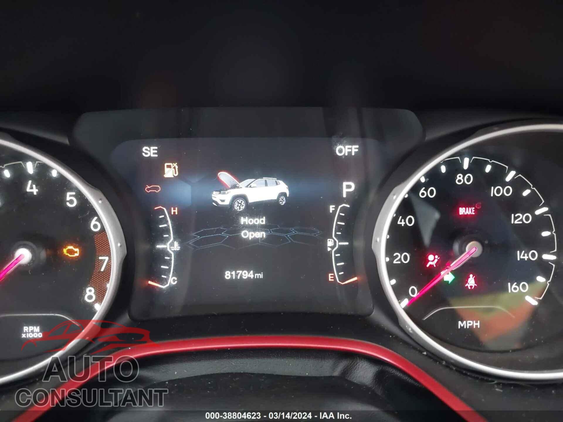 JEEP COMPASS 2017 - 3C4NJDDB2HT597575