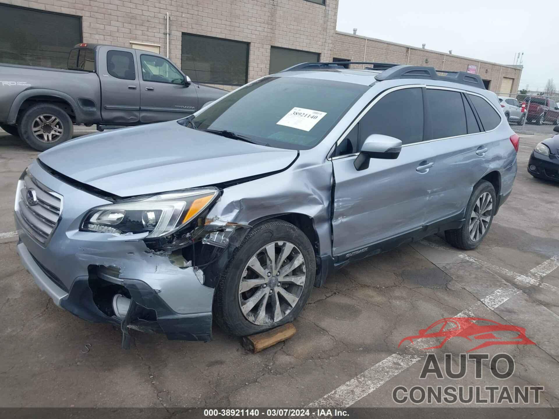 SUBARU OUTBACK 2016 - 4S4BSENC7G3356307