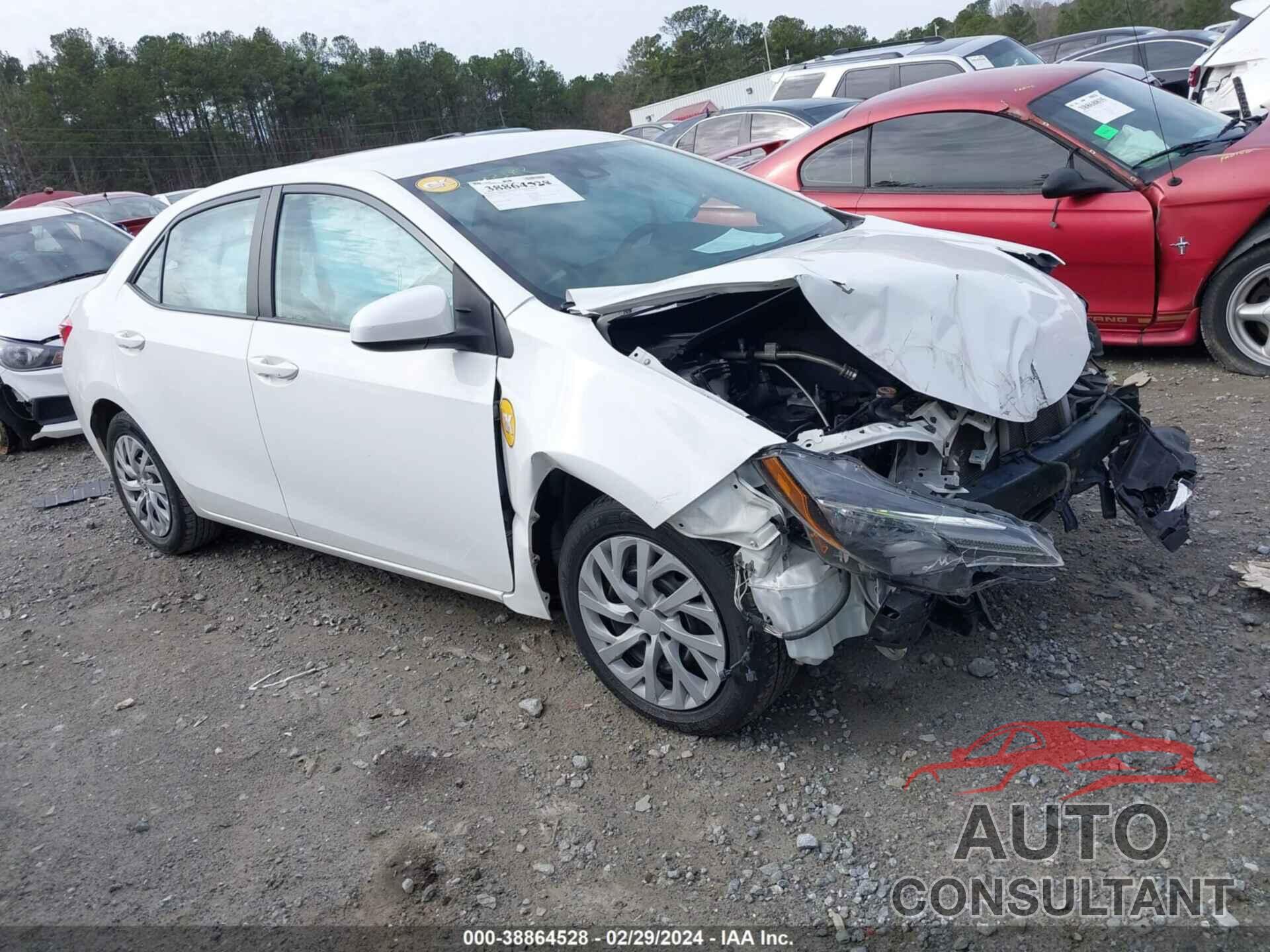TOYOTA COROLLA 2019 - 5YFBURHE3KP928248