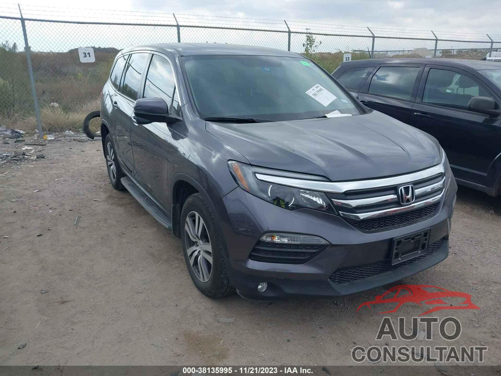 HONDA PILOT 2017 - 5FNYF5H84HB012366