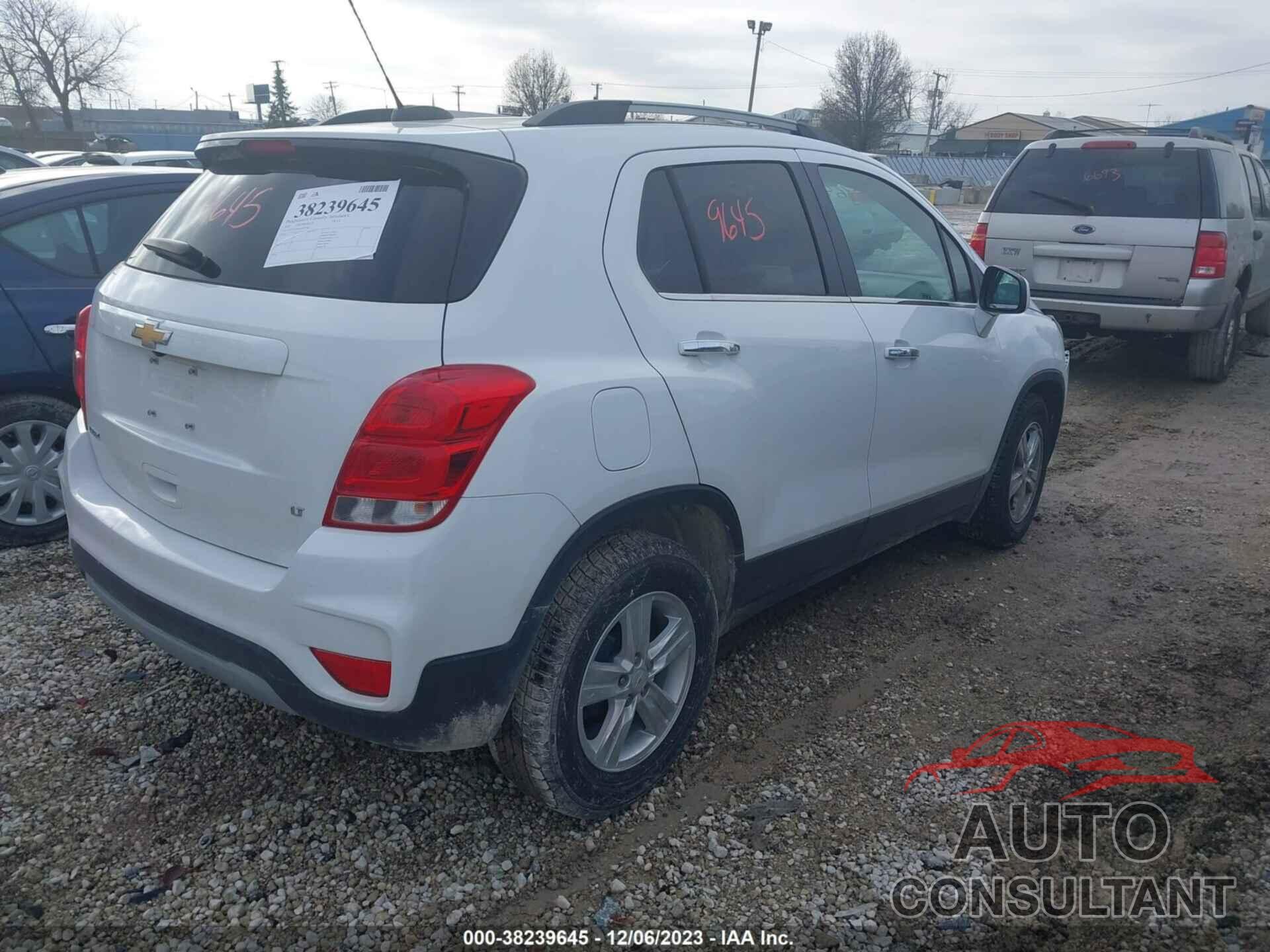 CHEVROLET TRAX 2019 - KL7CJLSB3KB797360