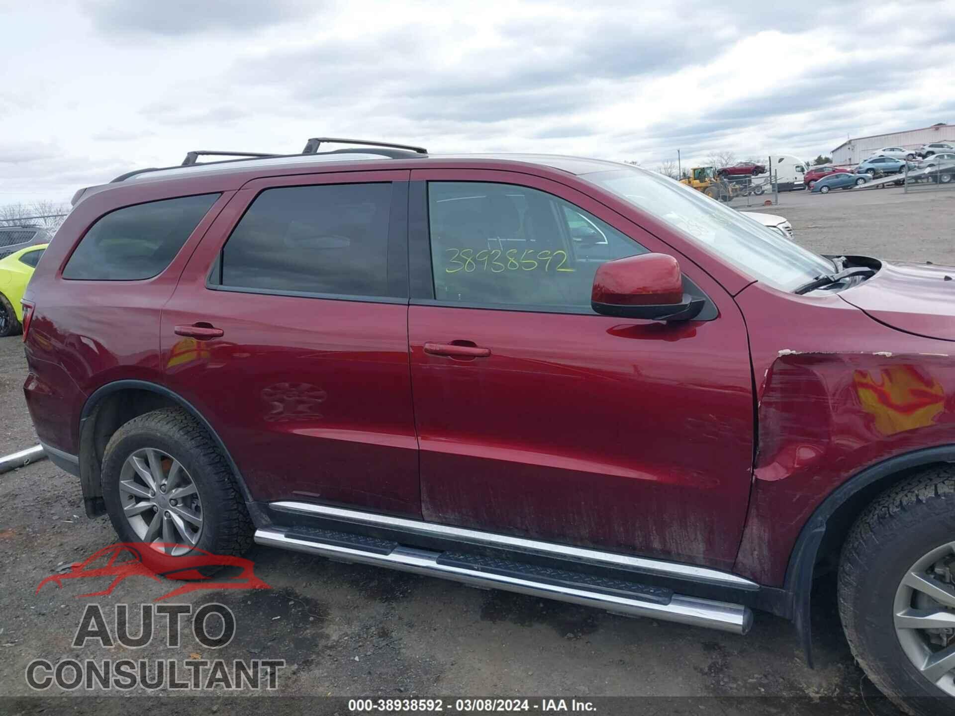 DODGE DURANGO 2017 - 1C4RDJAG2HC601451