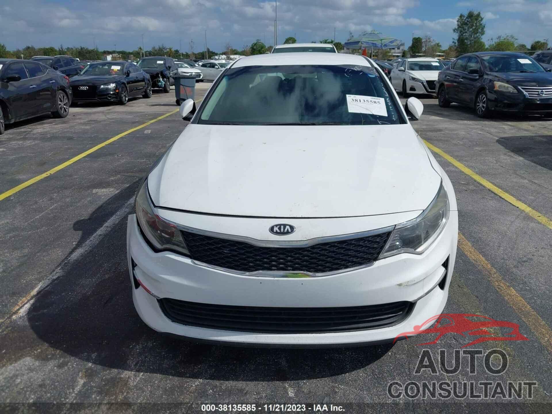 KIA OPTIMA 2018 - 5XXGT4L30JG249062