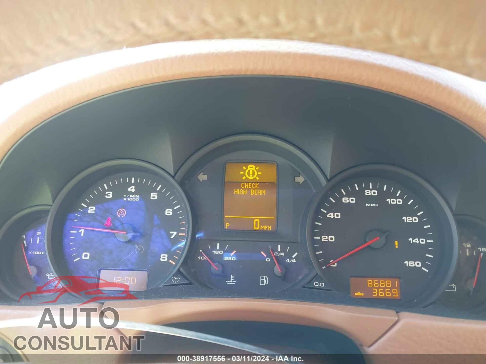 PORSCHE CAYENNE 2010 - WP1AA2AP0ALA02855