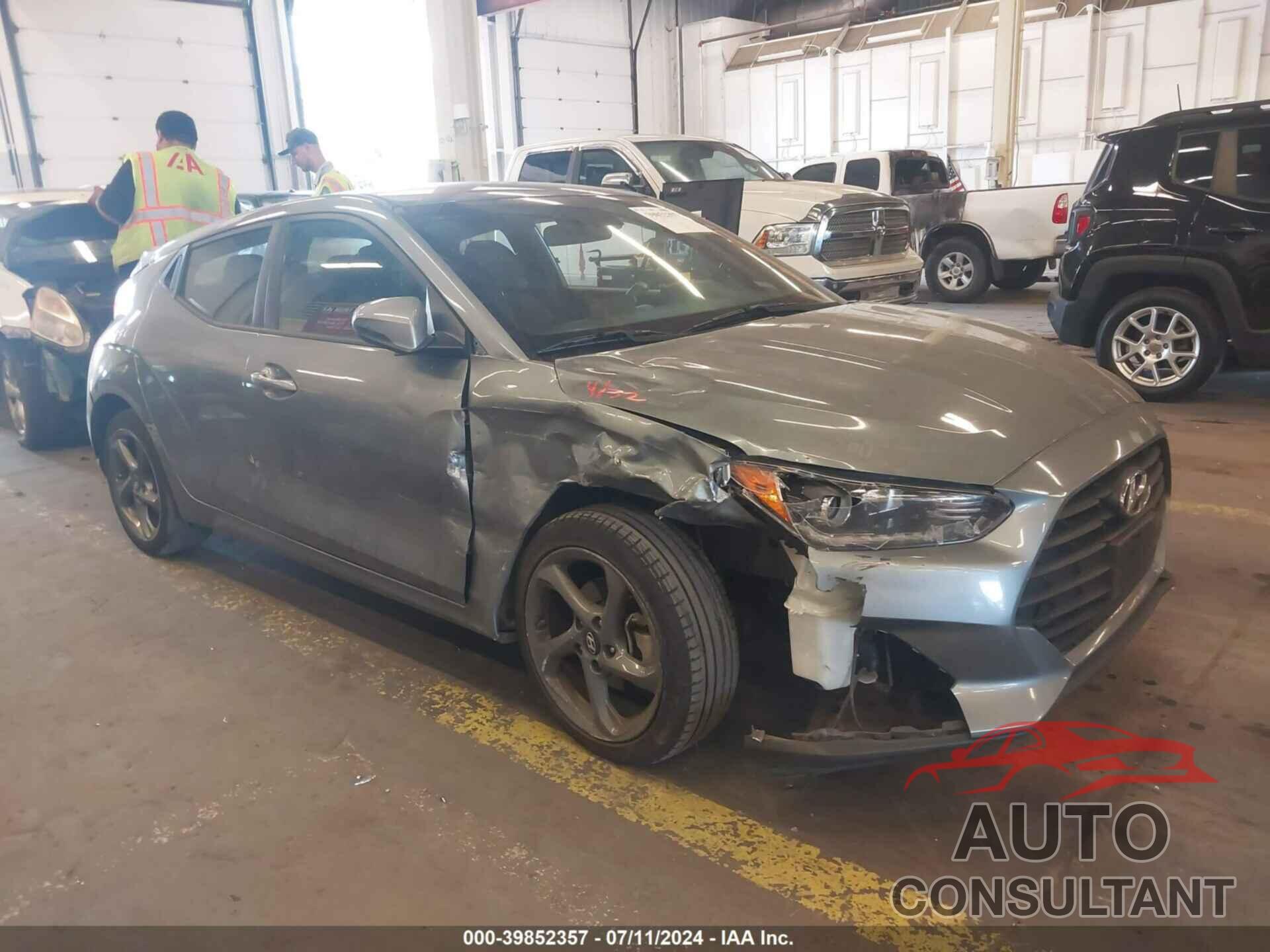 HYUNDAI VELOSTER 2019 - KMHTG6AF6KU019769