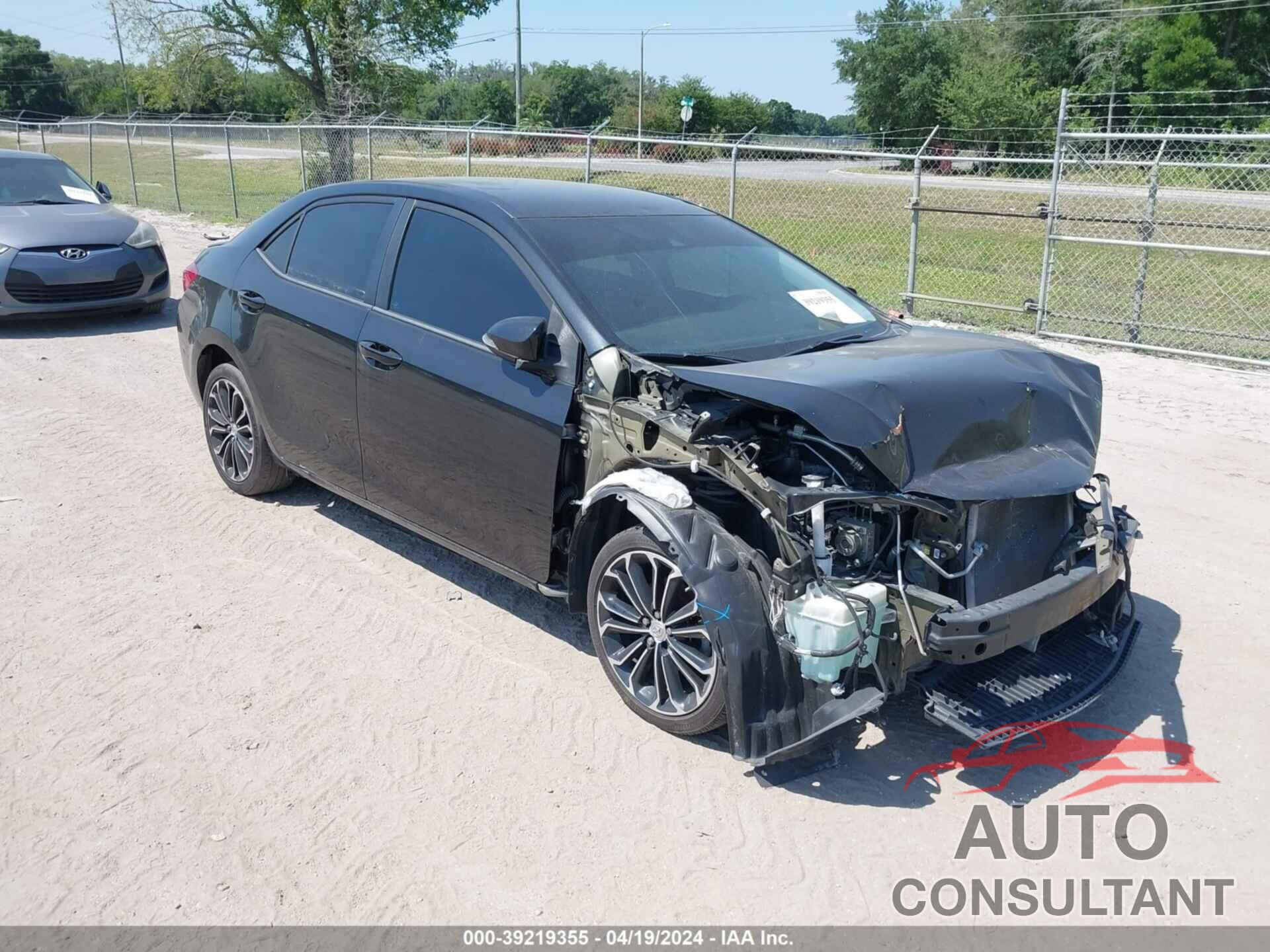 TOYOTA COROLLA 2019 - 5YFBURHE5KP880039