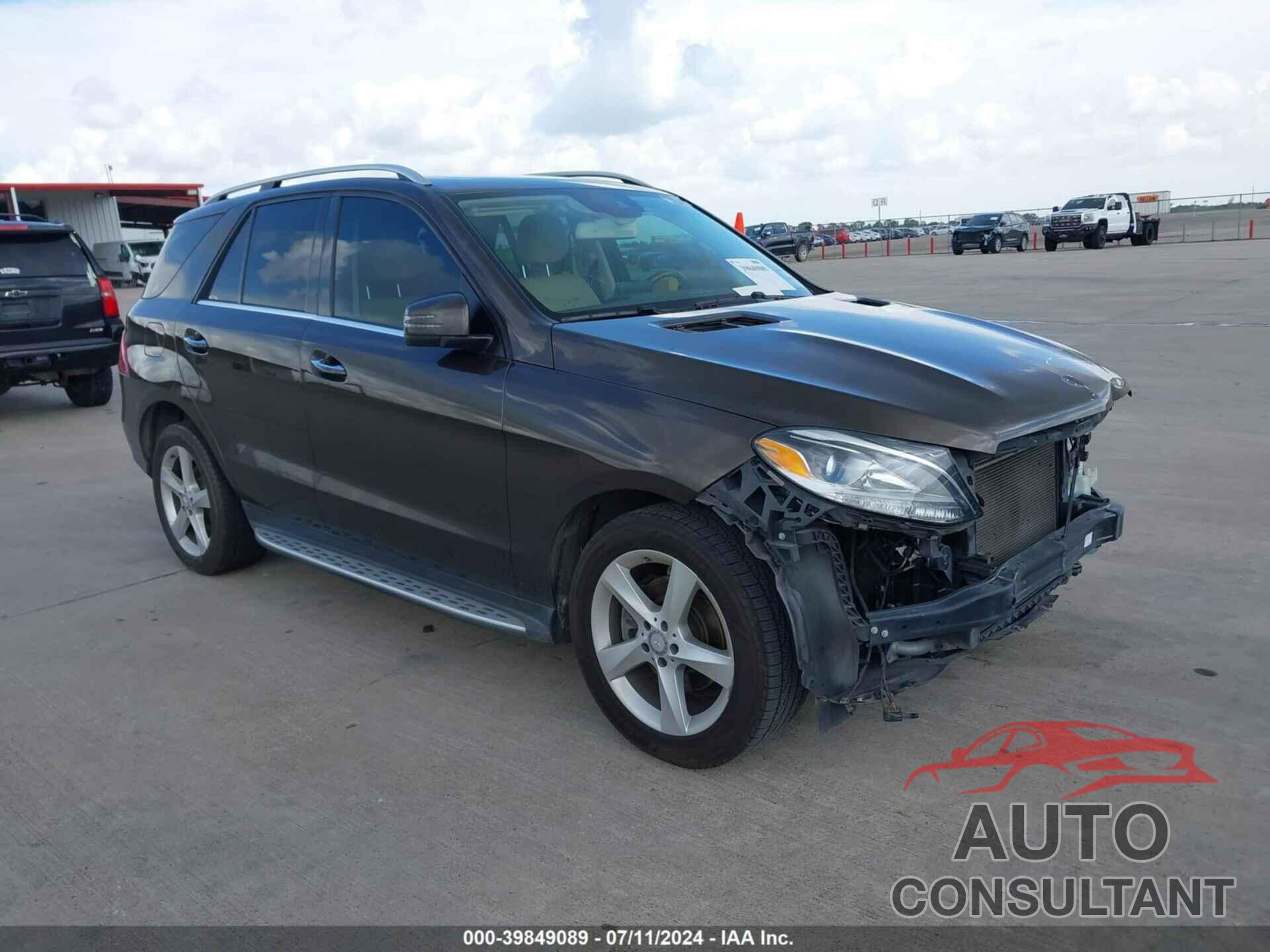 MERCEDES-BENZ GLE 350 2017 - 4JGDA5JB6HA855640