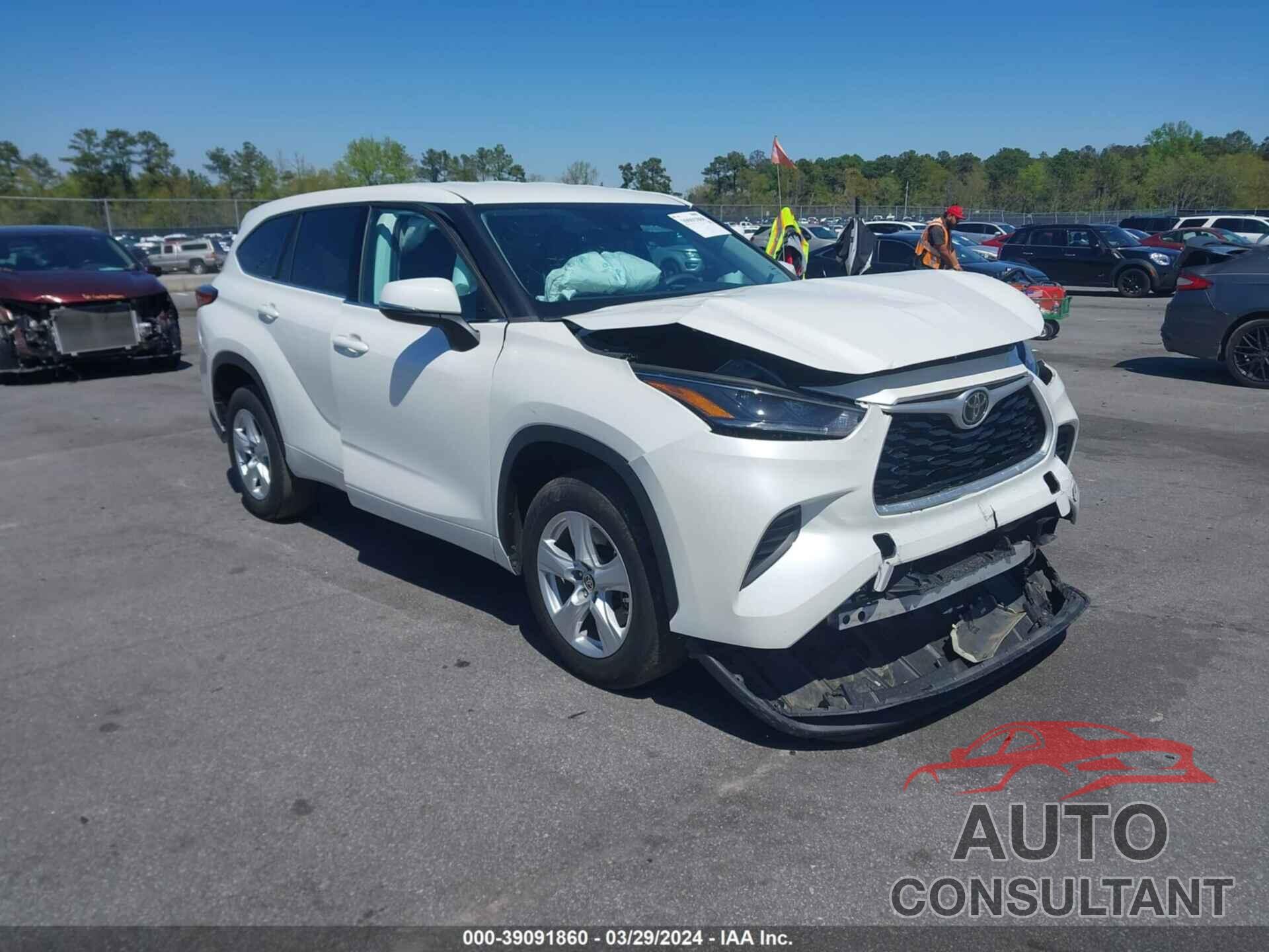 TOYOTA HIGHLANDER 2021 - 5TDCZRAH9MS039328