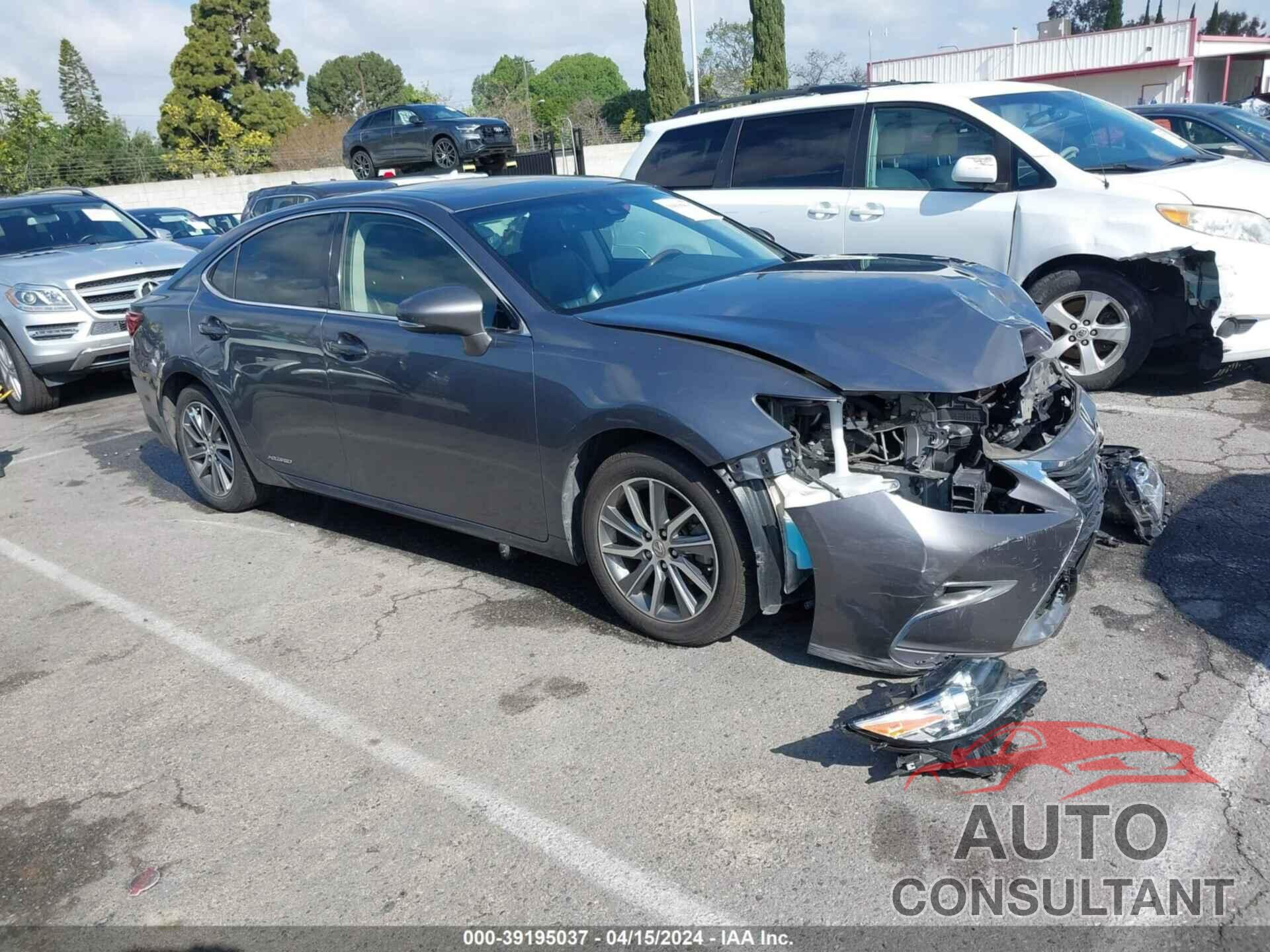 LEXUS ES 300H 2016 - JTHBW1GG0G2104808