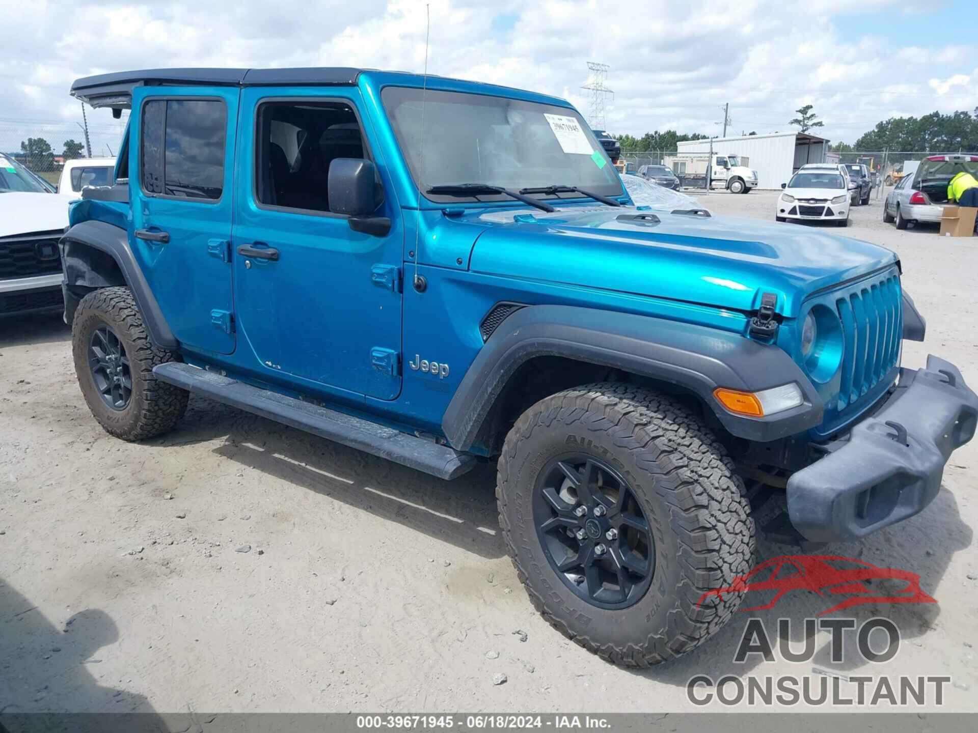 JEEP WRANGLER UNLIMITED 2020 - 1C4HJXDG0LW161644