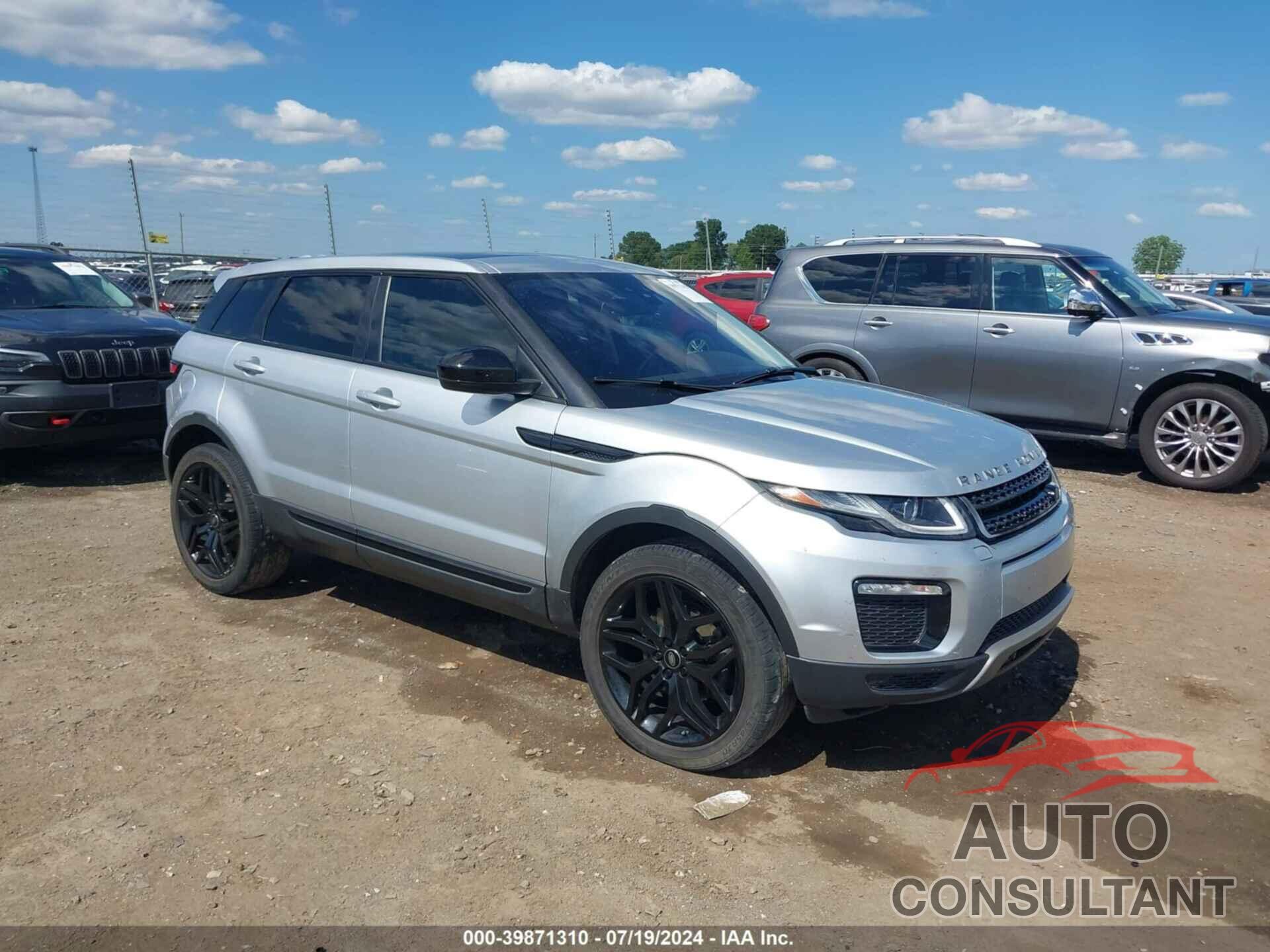 LAND ROVER RANGE ROVER EVOQUE 2018 - SALVP2RX4JH302206