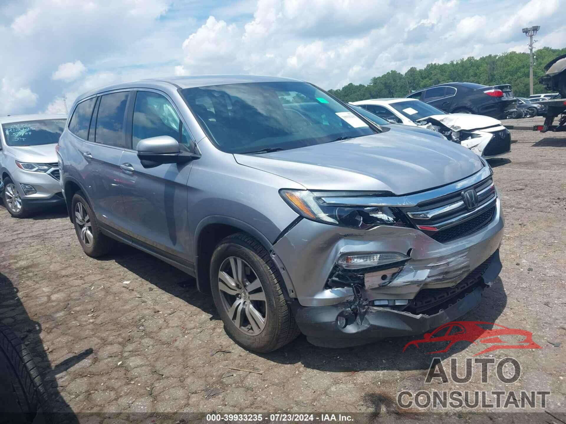 HONDA PILOT 2017 - 5FNYF6H40HB101905