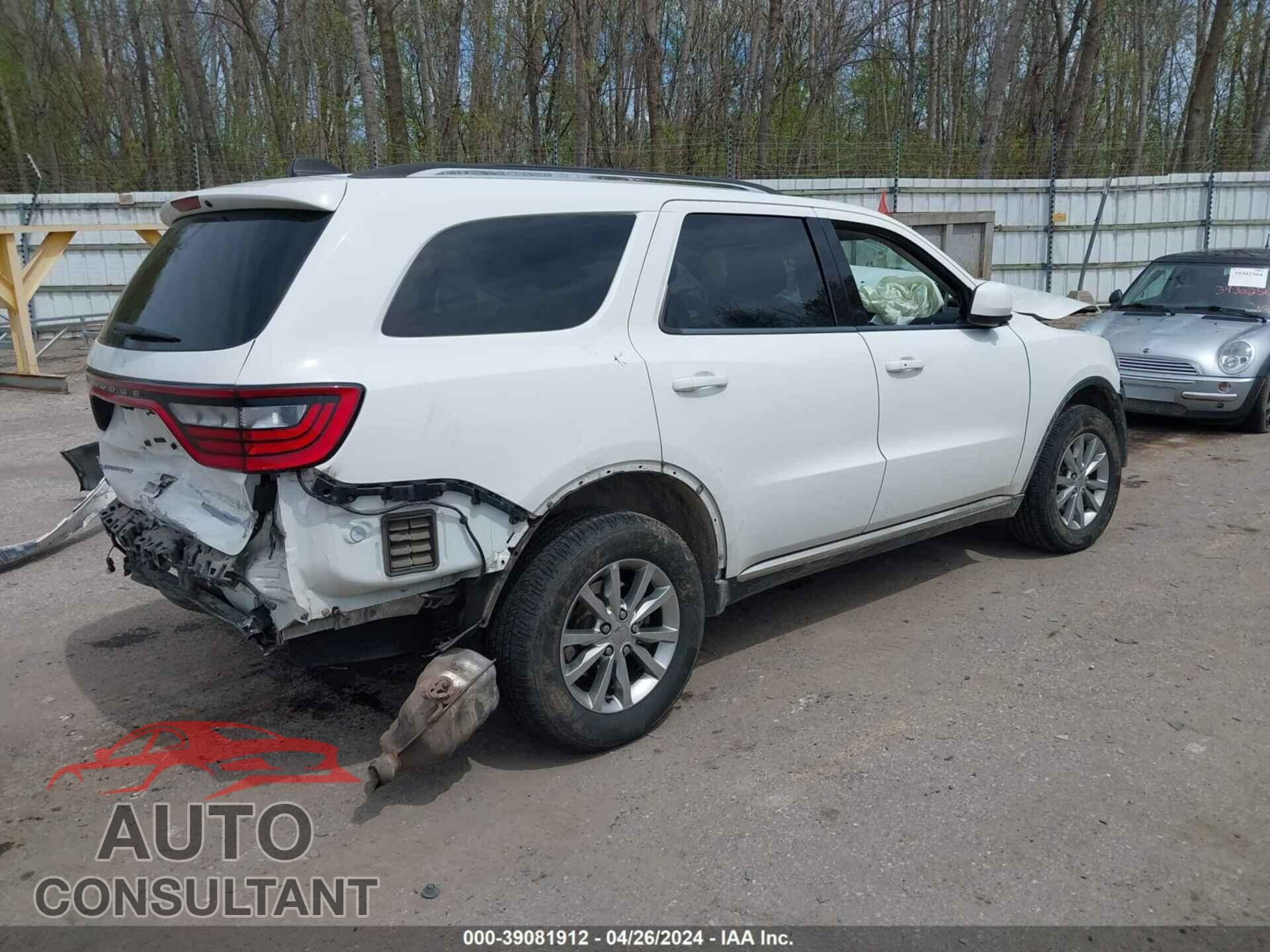 DODGE DURANGO 2018 - 1C4RDJAG5JC112399
