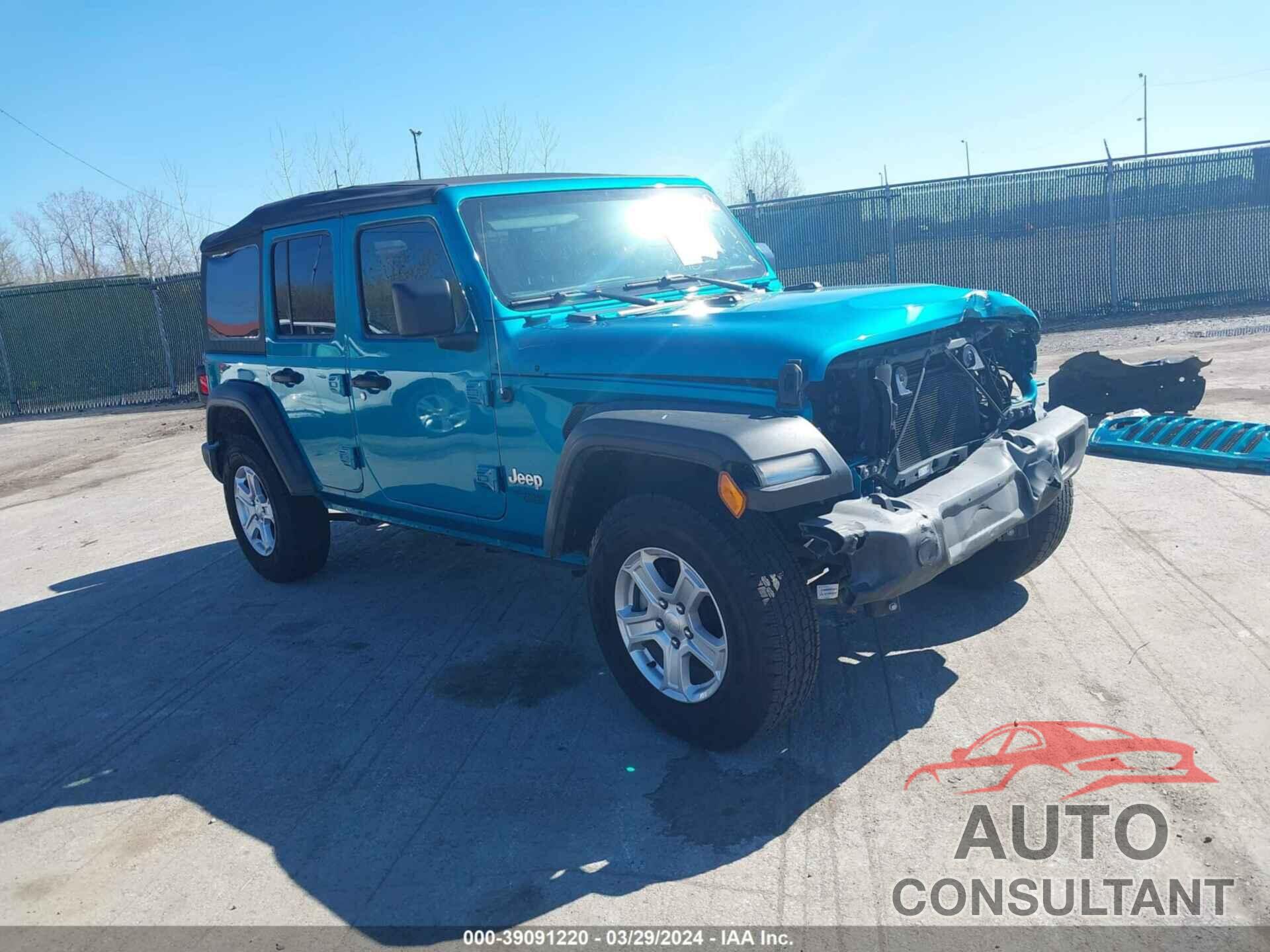 JEEP WRANGLER UNLIMITED 2020 - 1C4HJXDN1LW173655