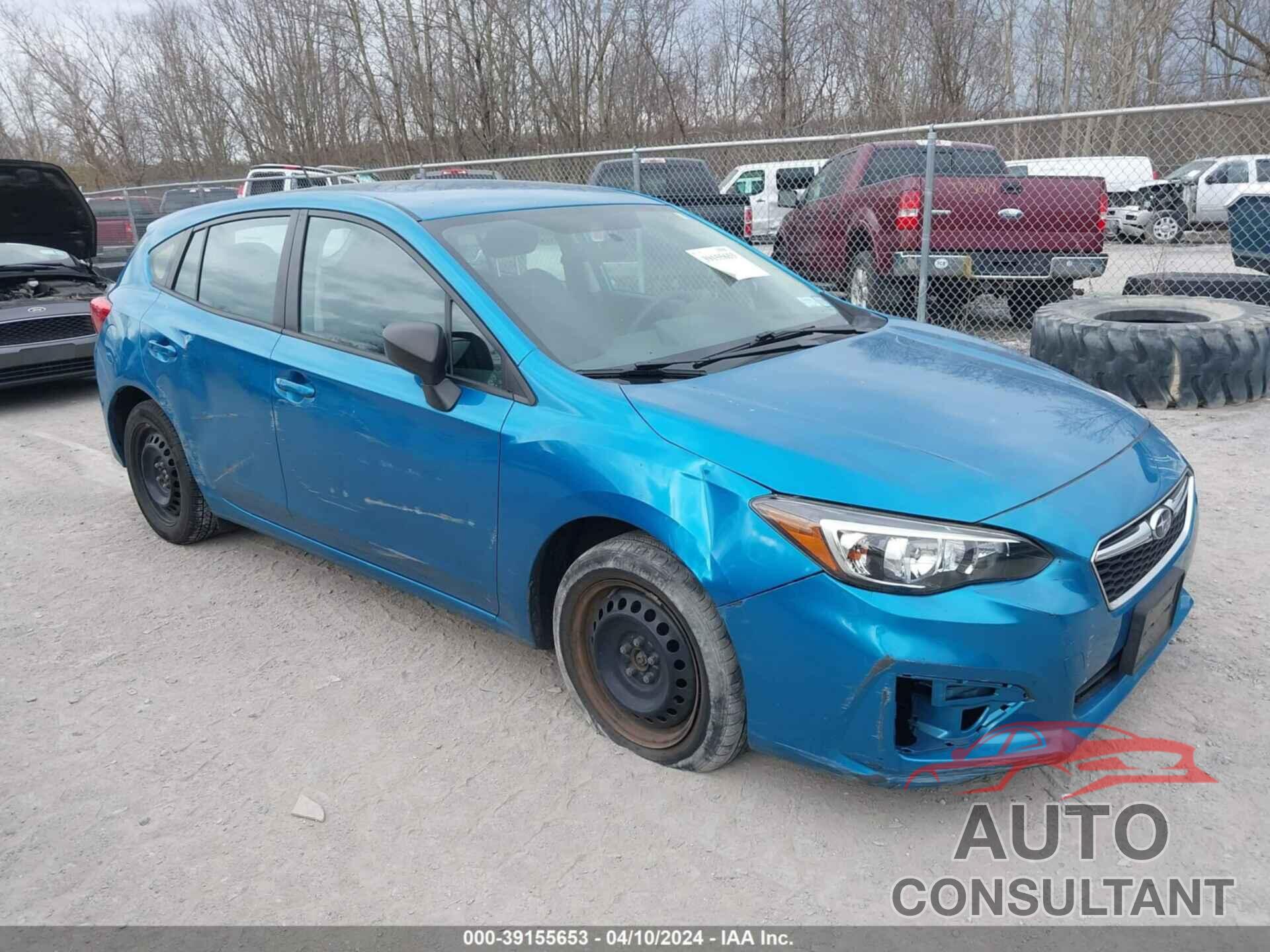 SUBARU IMPREZA 2019 - 4S3GTAA69K3701474