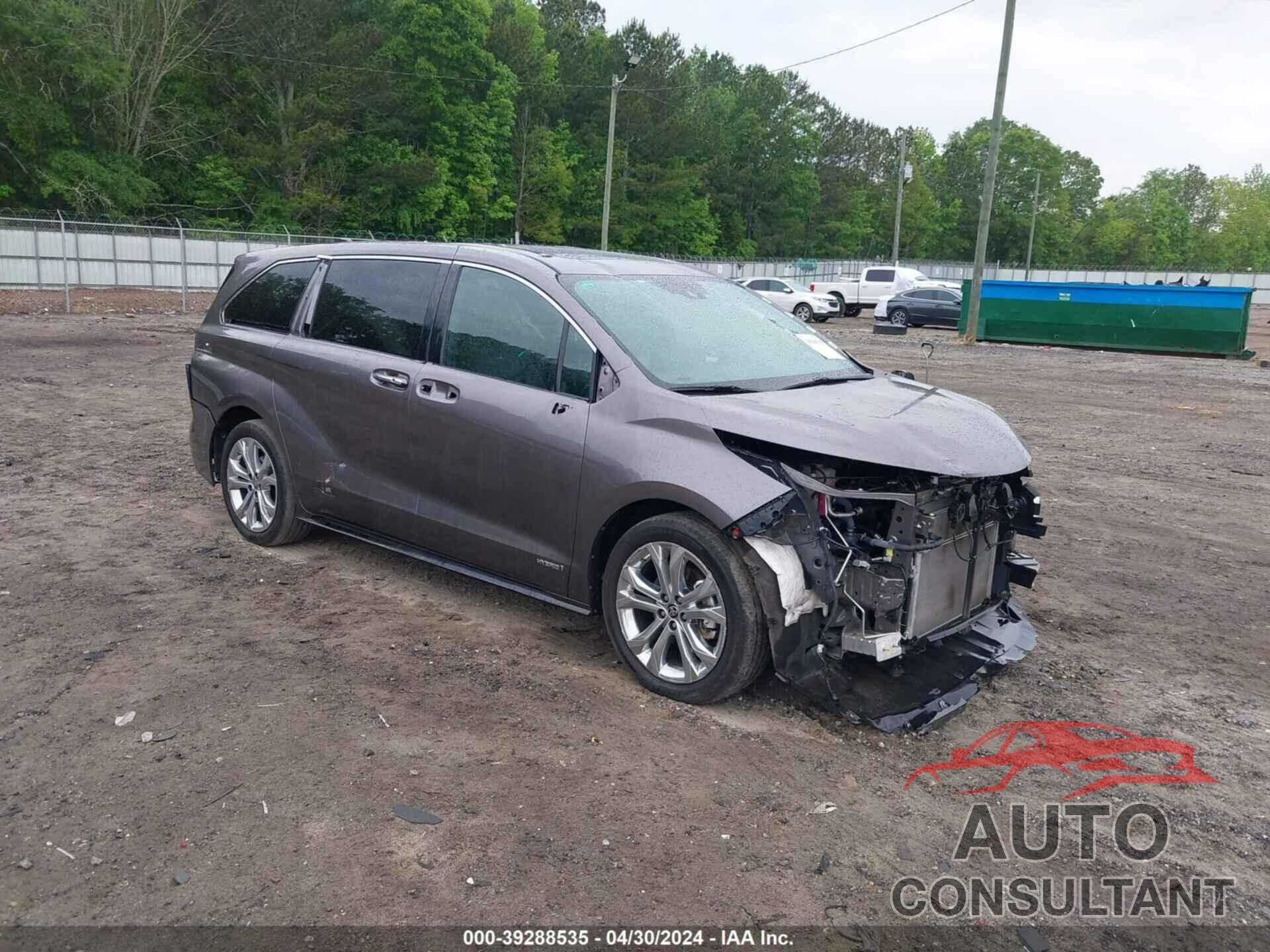 TOYOTA SIENNA 2021 - 5TDERKEC8MS066051