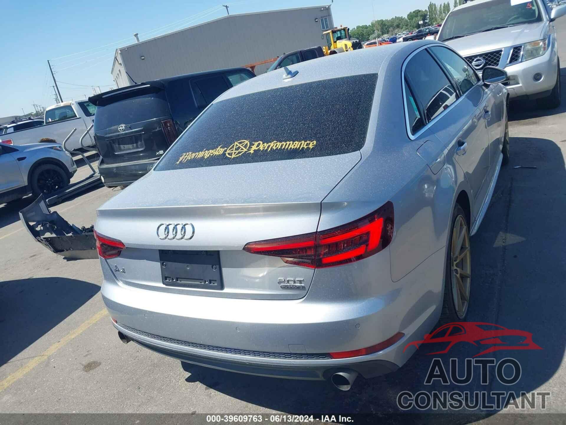 AUDI A4 2018 - WAUENAF45JA033849