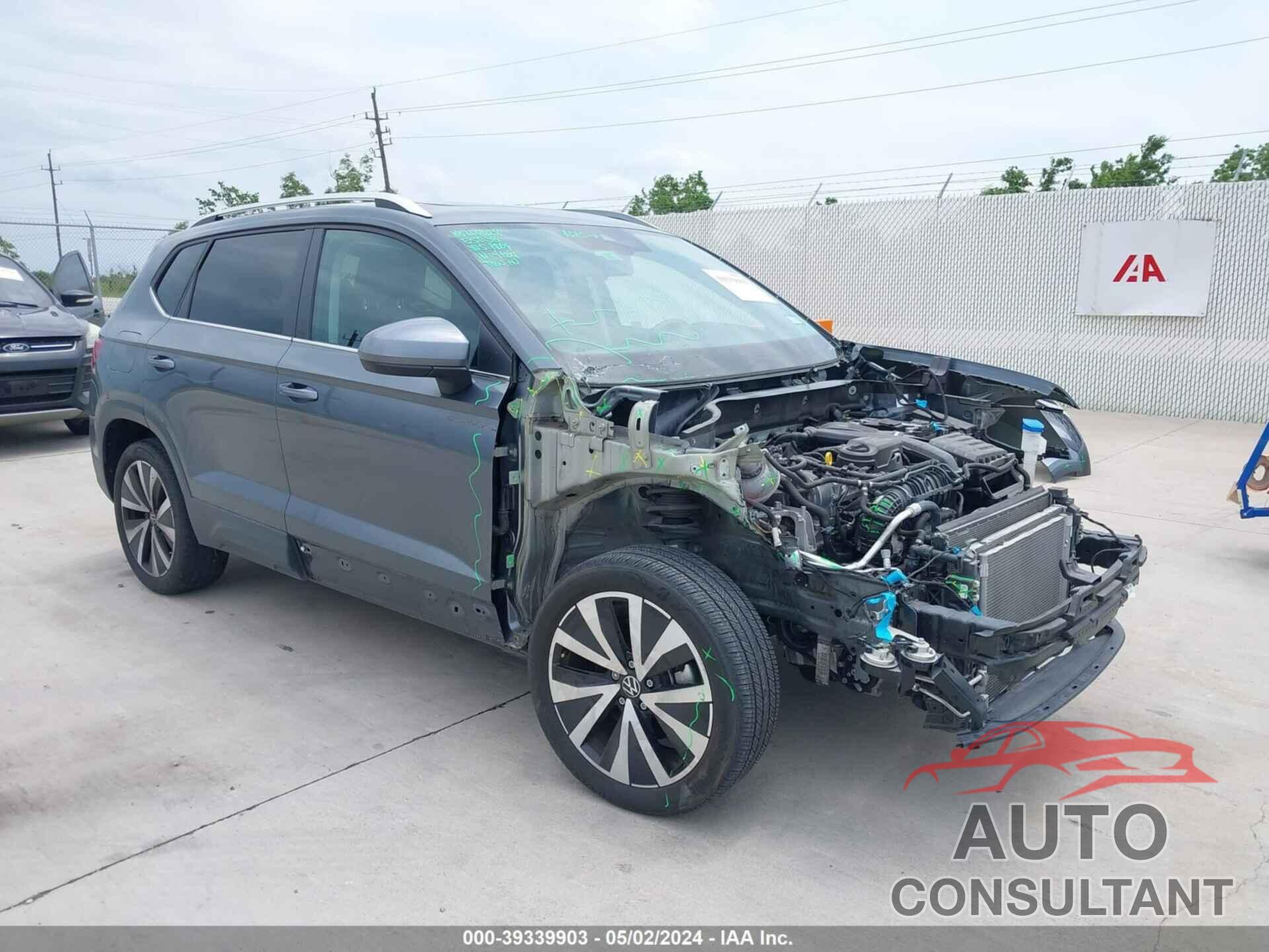 VOLKSWAGEN TAOS 2022 - 3VVLX7B28NM040932