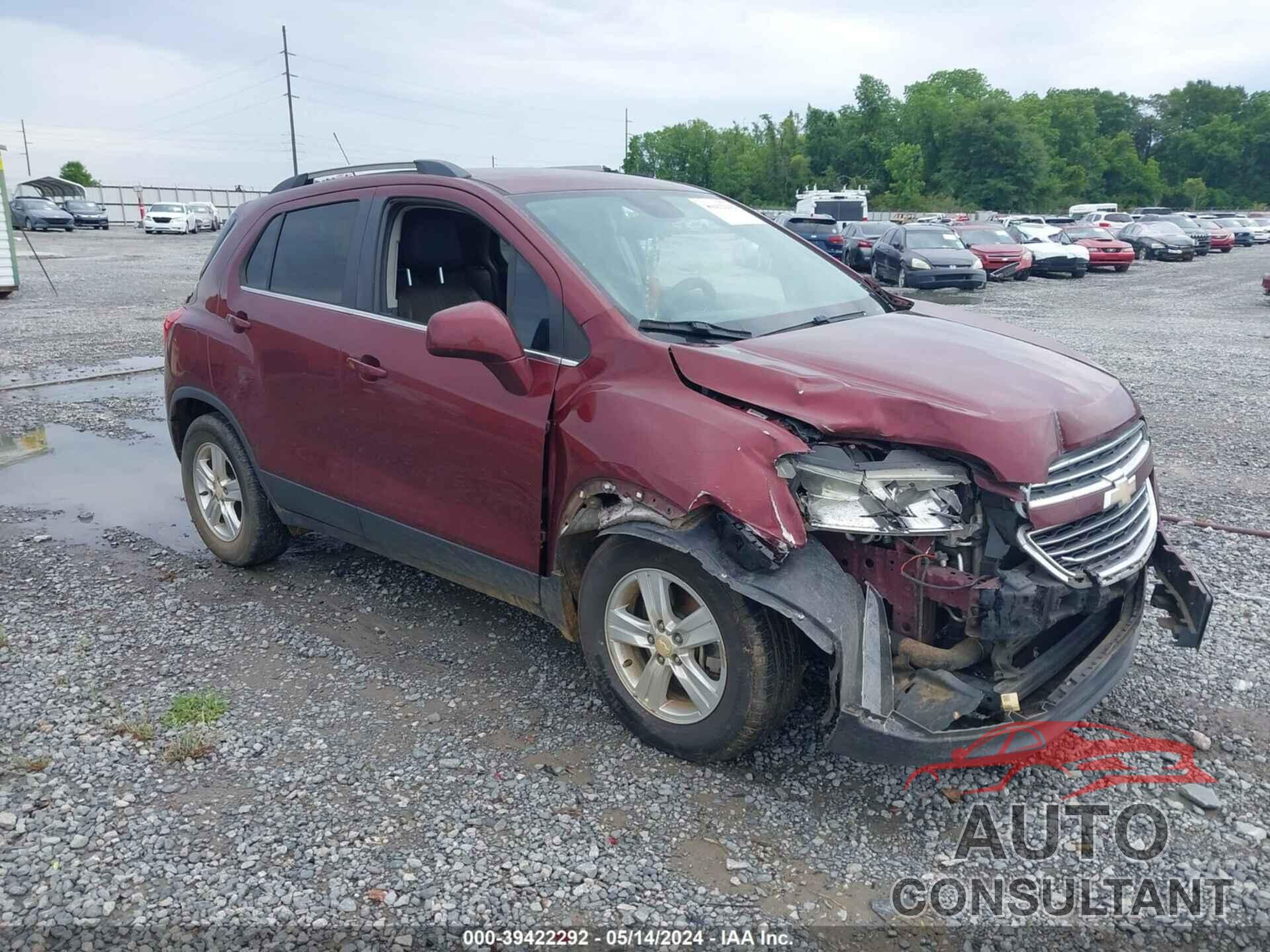 CHEVROLET TRAX 2016 - 3GNCJLSB3GL222823