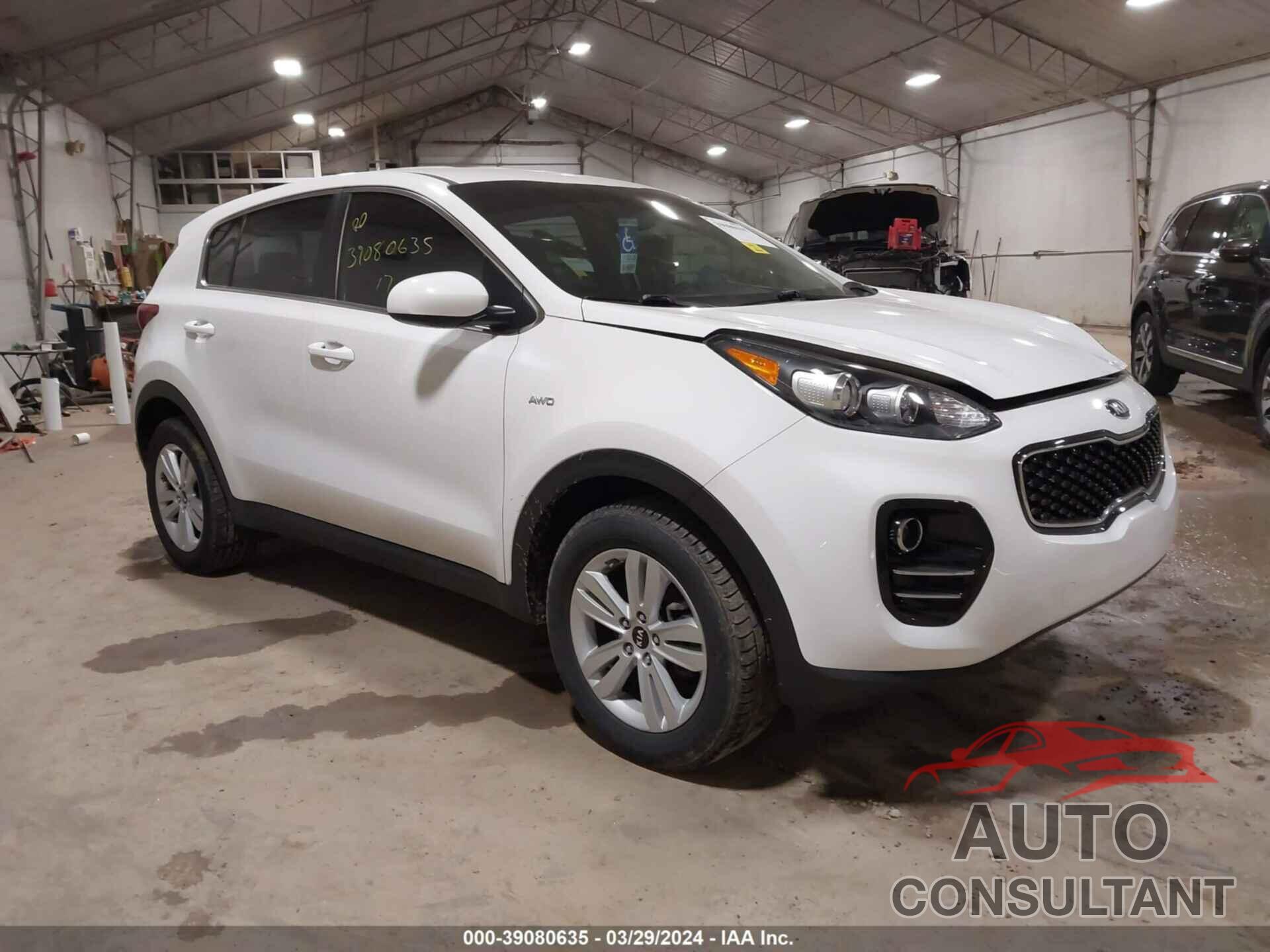 KIA SPORTAGE 2017 - KNDPMCAC5H7191897