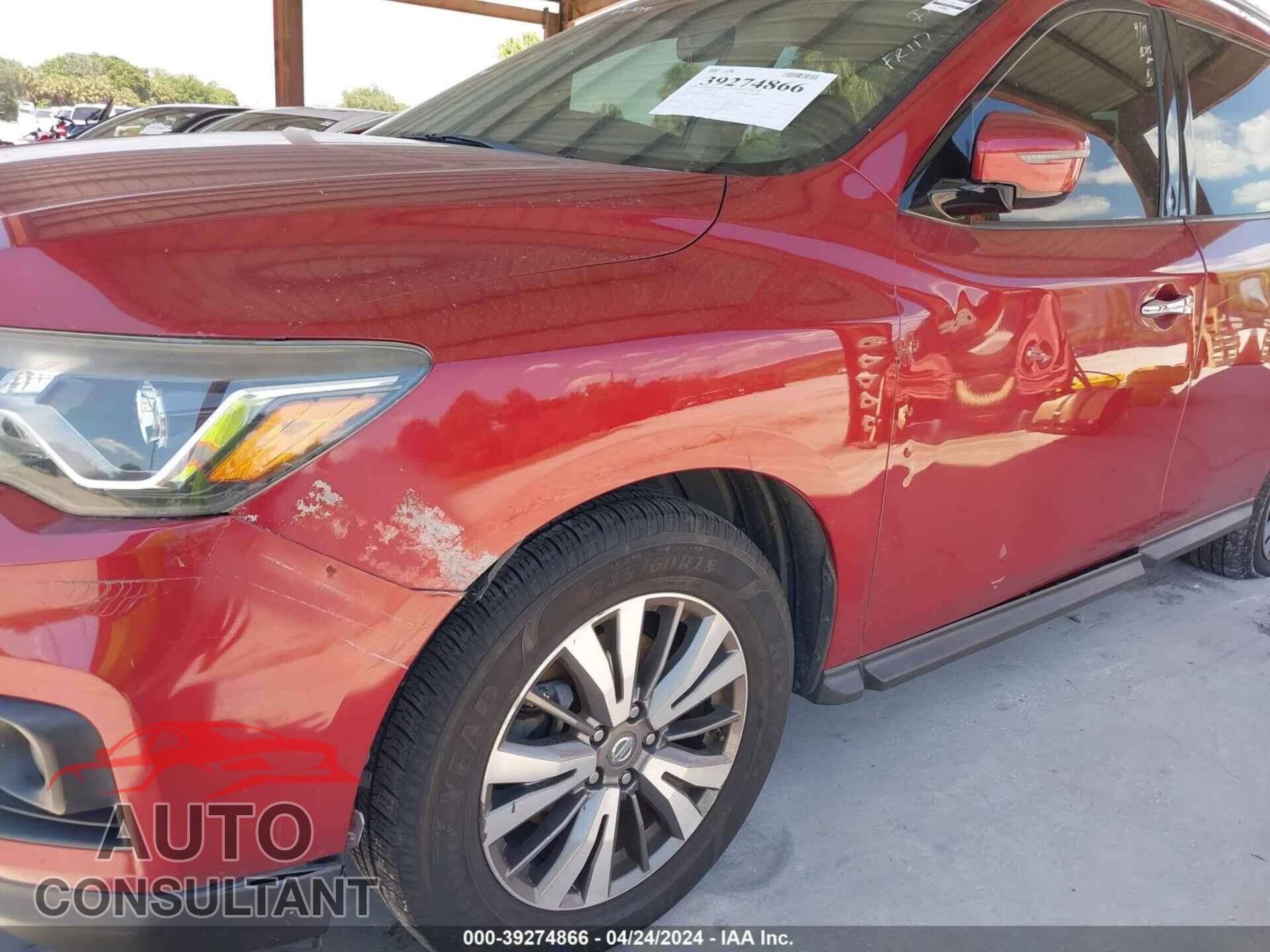 NISSAN PATHFINDER 2017 - 5N1DR2MN8HC673892