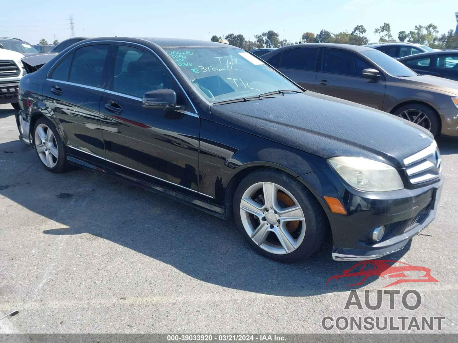 MERCEDES-BENZ C 300 2010 - WDDGF5EB0AF380238