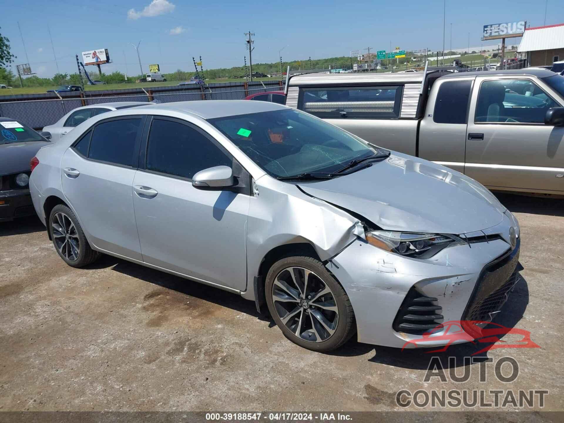 TOYOTA COROLLA 2019 - 2T1BURHE4KC221904