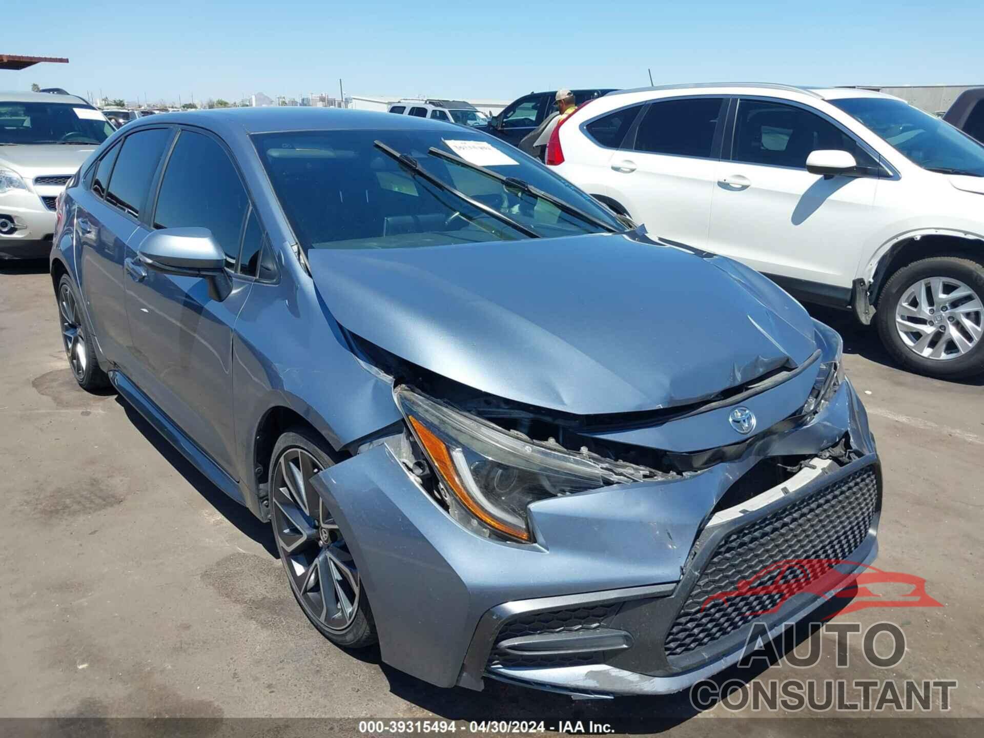 TOYOTA COROLLA 2020 - JTDS4RCE9LJ041444