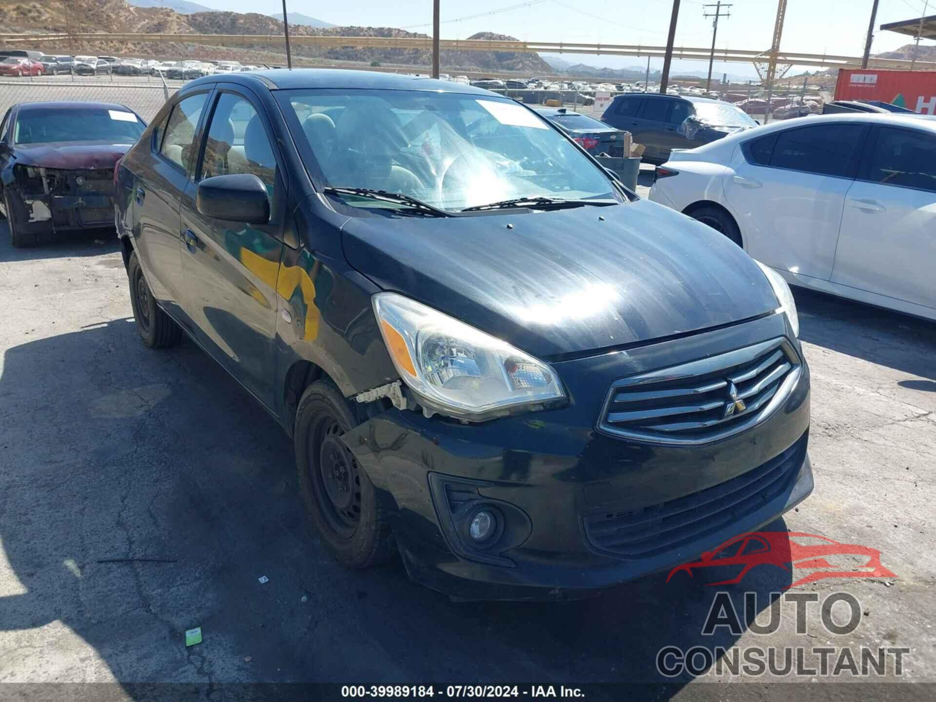 MITSUBISHI MIRAGE G4 2017 - ML32F3FJ1HHF06299