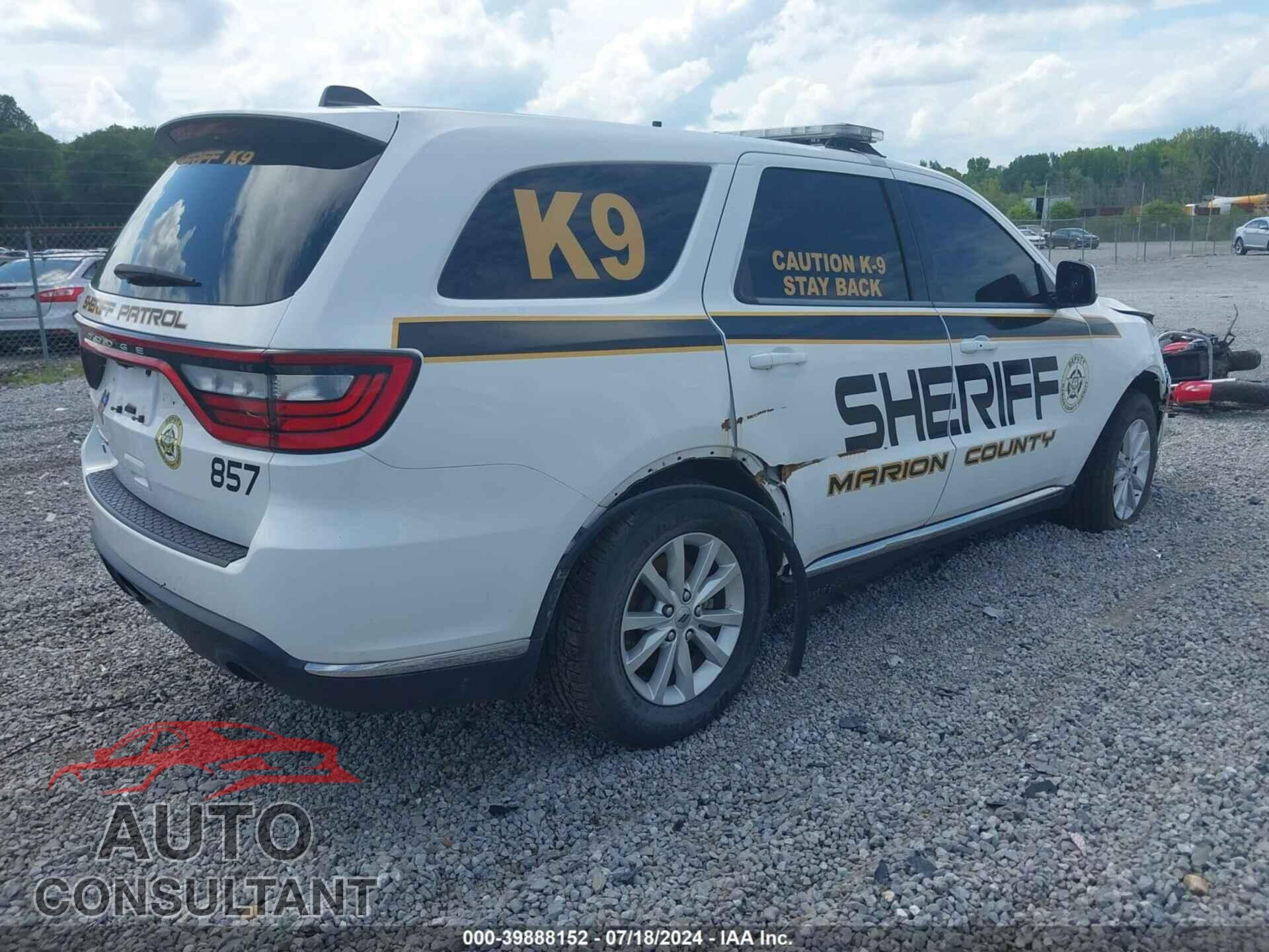 DODGE DURANGO 2021 - 1C4RDJAG9MC523857