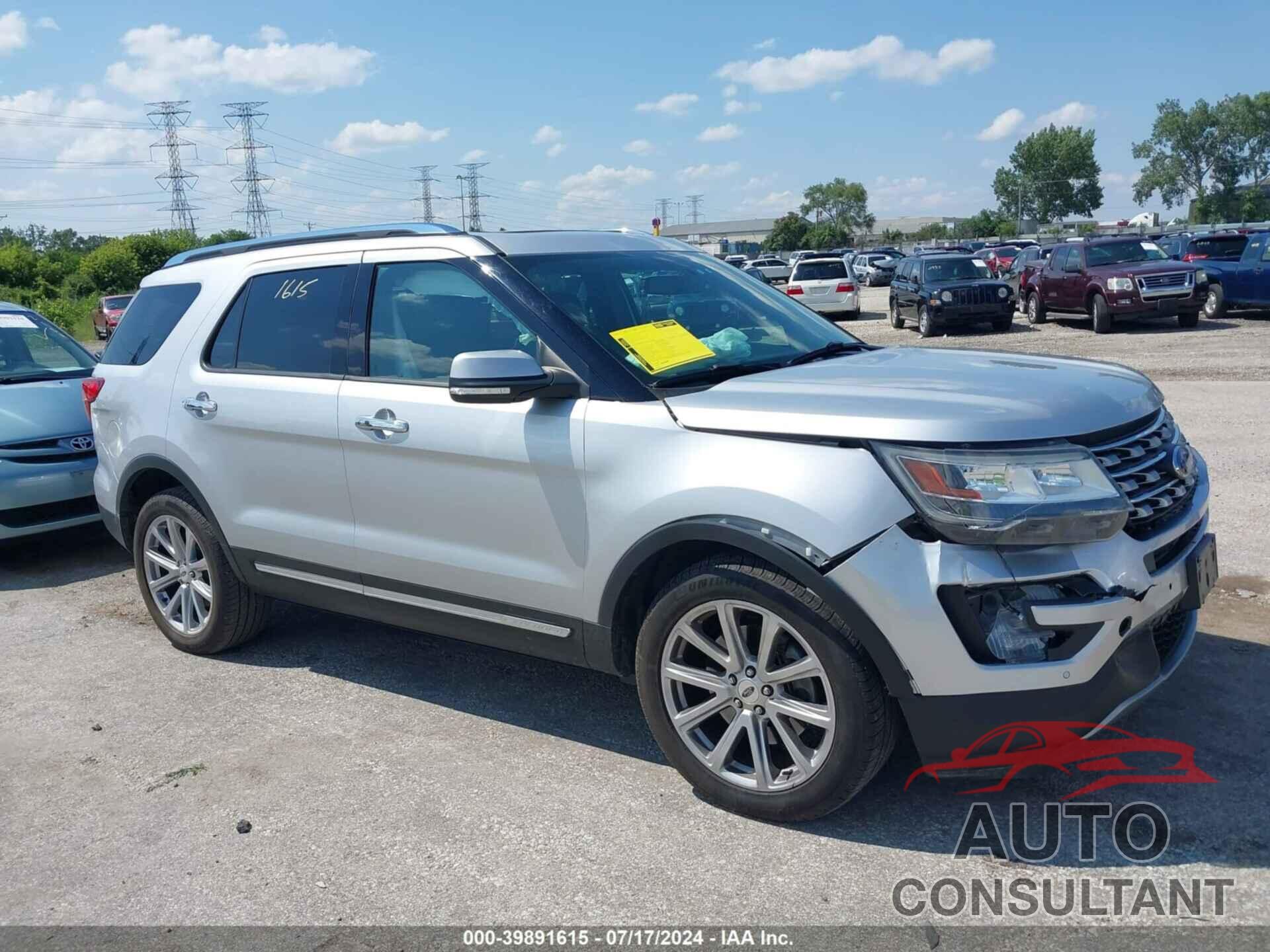 FORD EXPLORER 2017 - 1FM5K8F88HGB80693