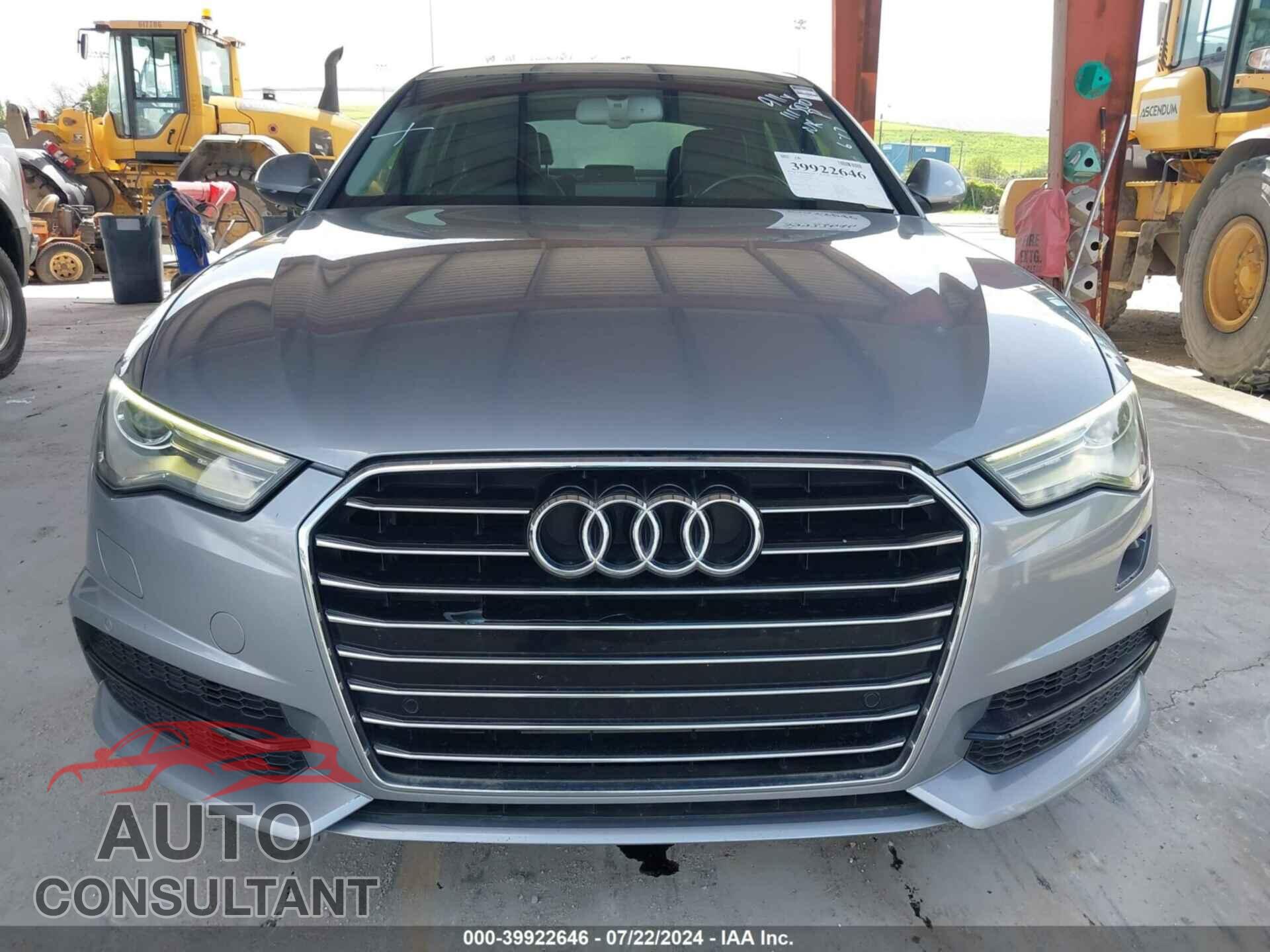 AUDI A6 2017 - WAUC8AFC2HN111500