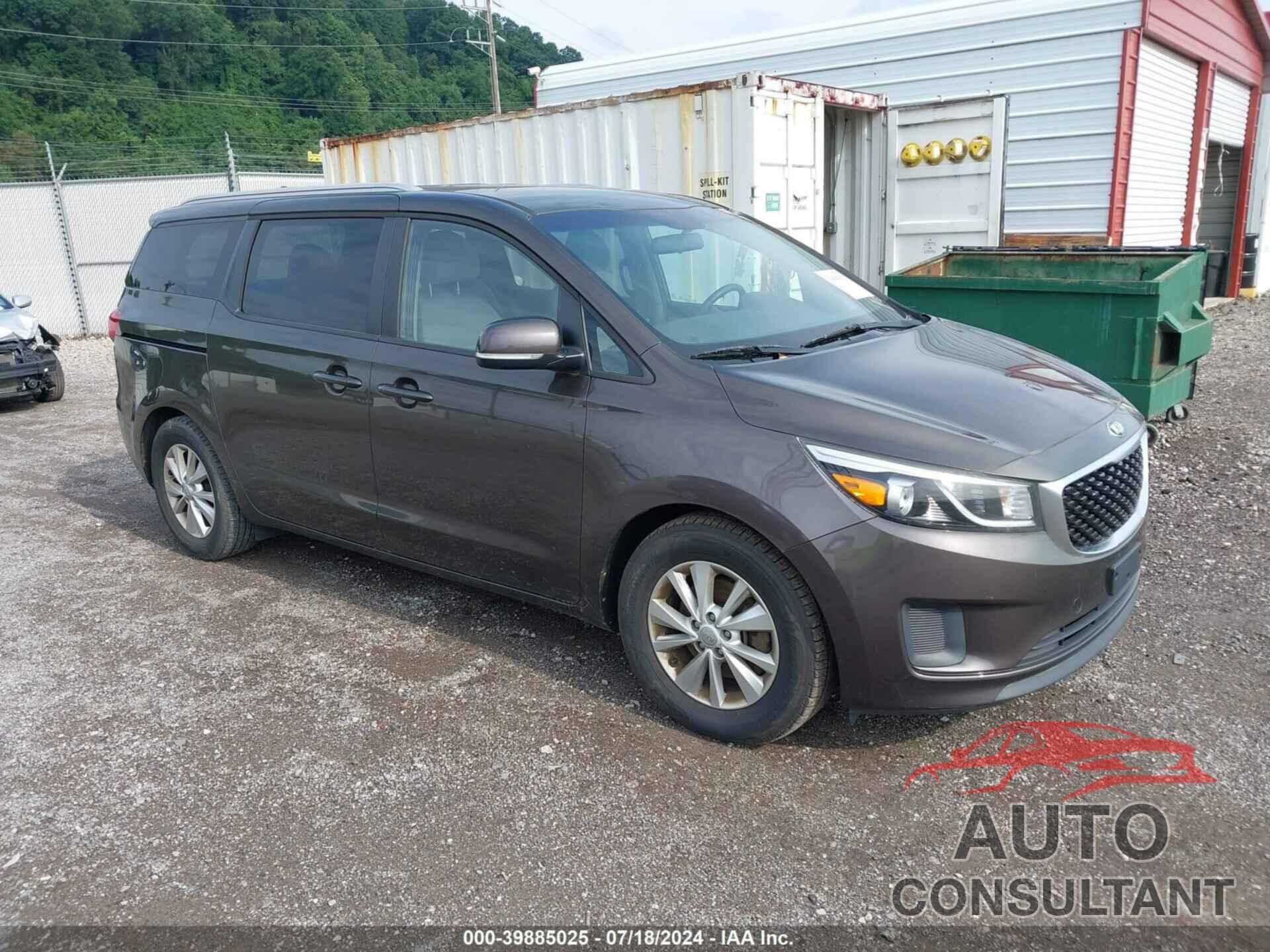 KIA SEDONA 2016 - KNDMB5C1XG6129125